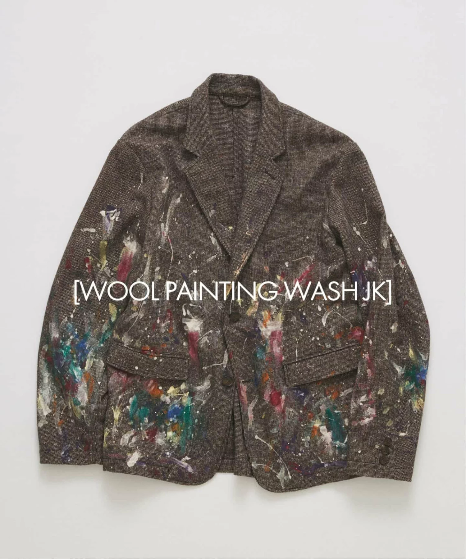 JOURNAL STANDARD relume 26FW『ウール ペイント ウォッシュ ジャケット』の国内オンライン先行予約が開始