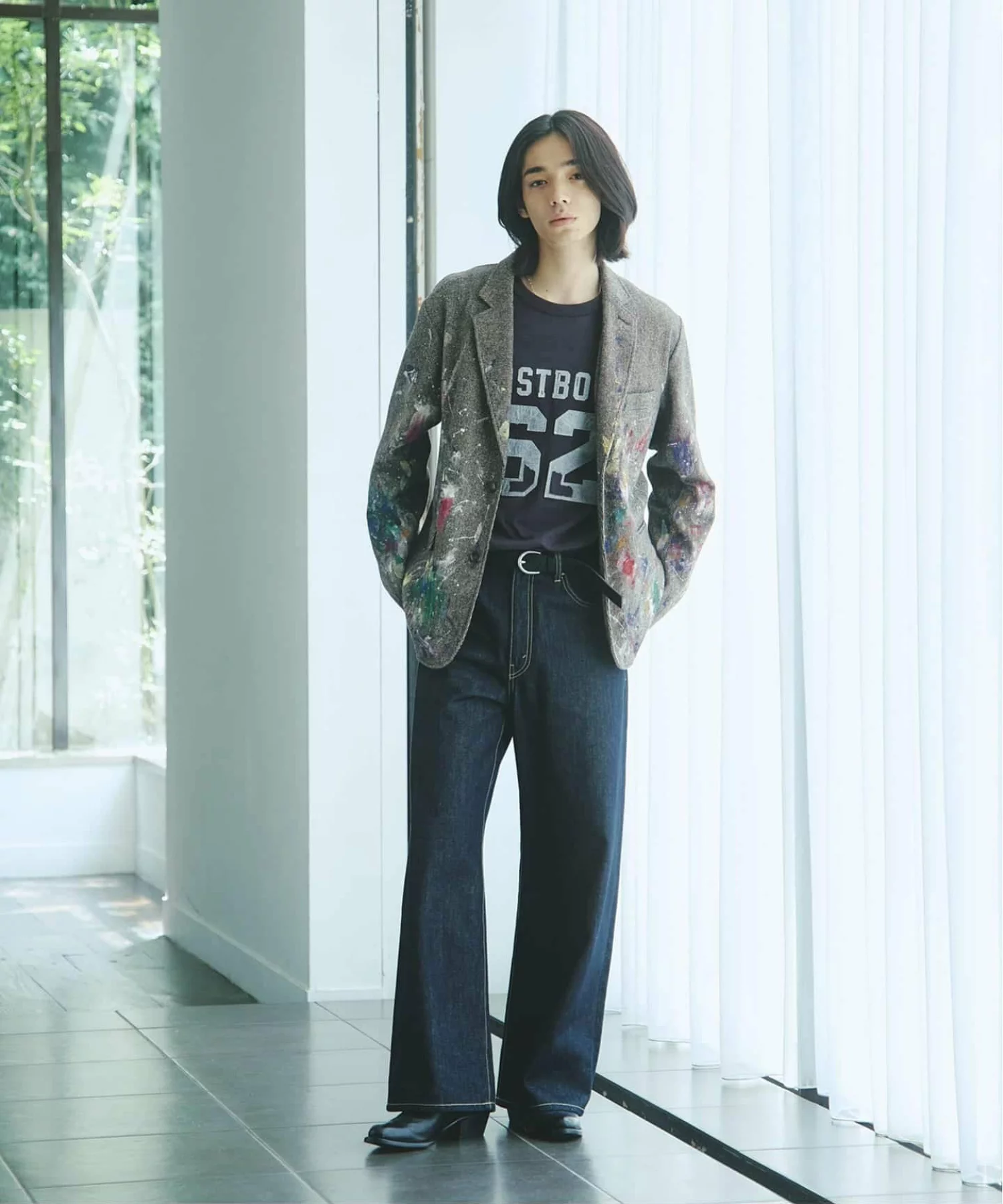 JOURNAL STANDARD relume 26FW『ウール ペイント ウォッシュ ジャケット』の国内オンライン先行予約が開始