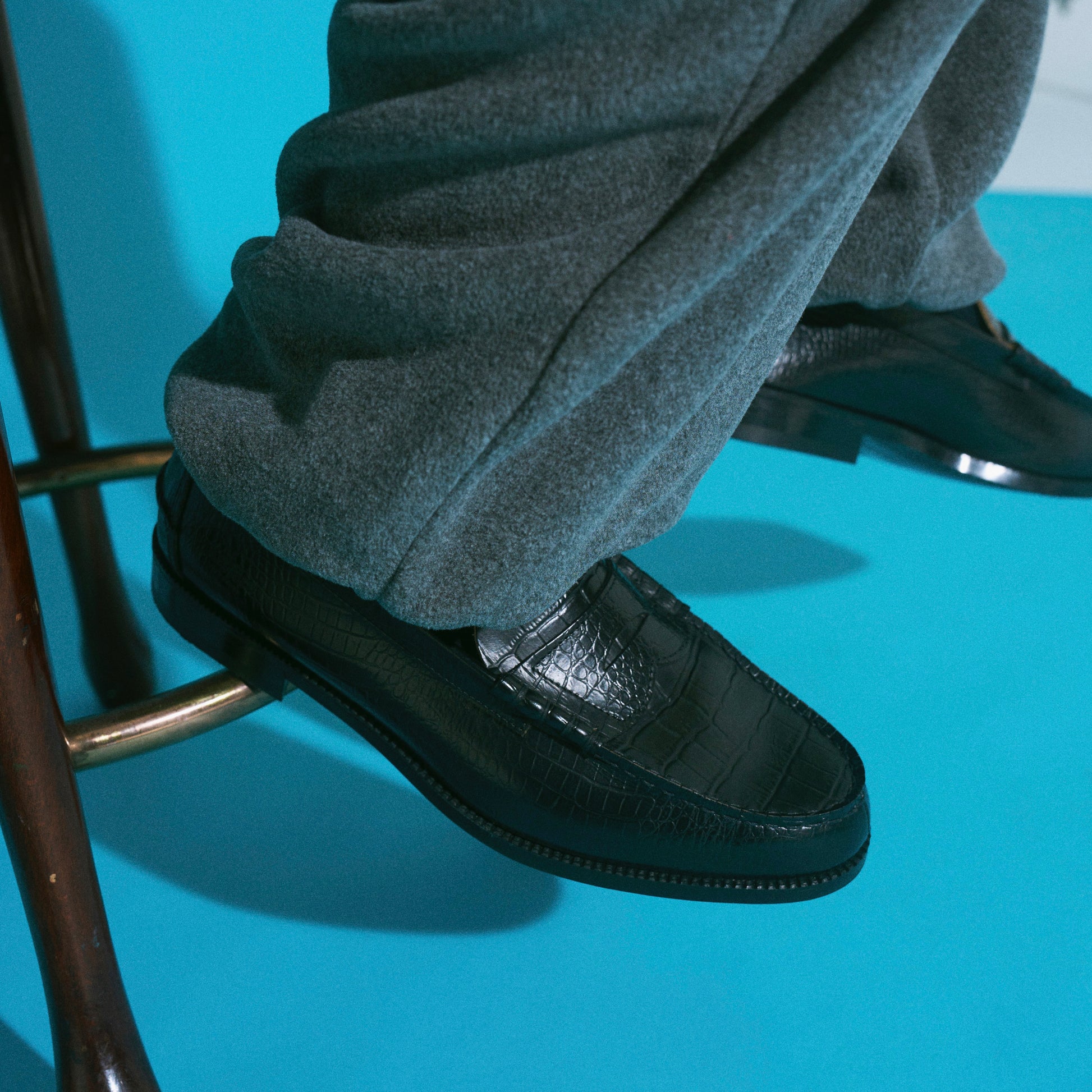 KENFORD『EMBOSSED LOAFERS ペイズリー & クロコダイル』がオンラインにて再販