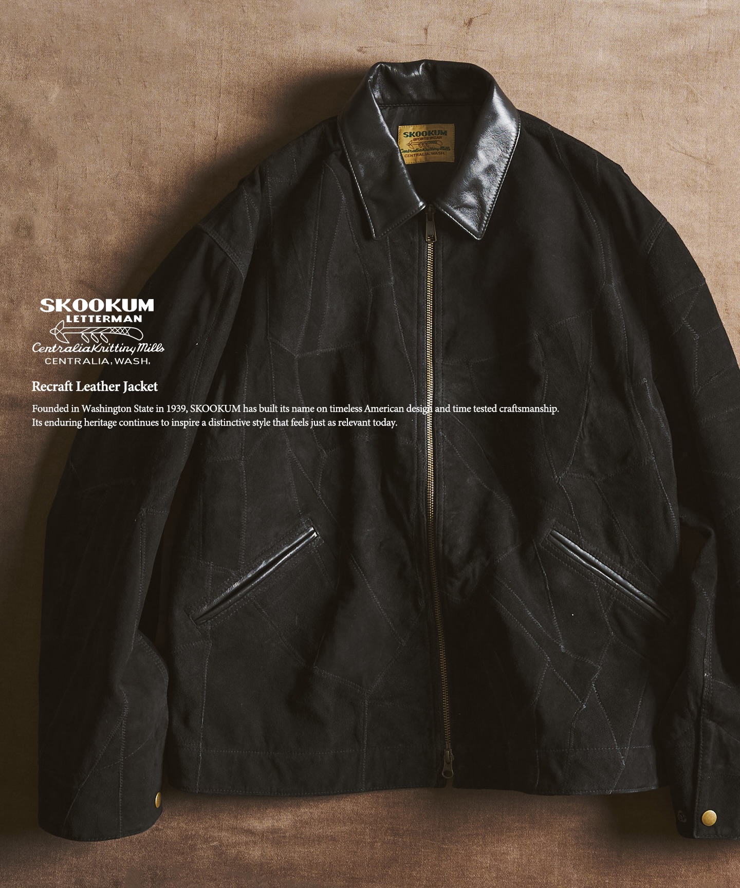 417 EDIFICE × SKOOKUM 26FW『リクラフト レザージャケット』が発売