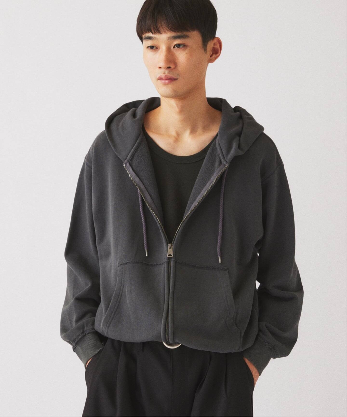 JOURNAL STANDARD relume 26FW『ピグメント ラフカット スウェット ジップパーカー』の先行予約が開始