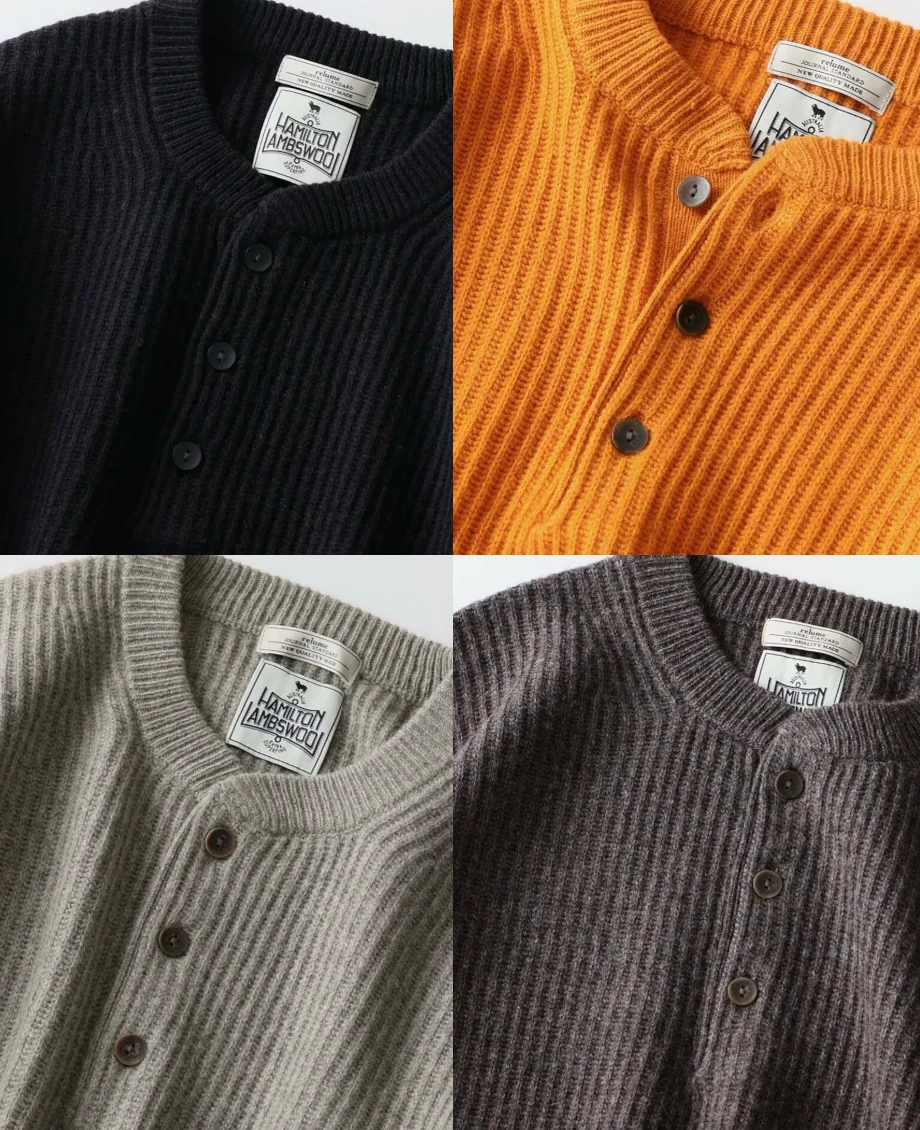 JOURNAL STANDARD relume 26FW『ハミルトンラムズウール 畔編み ヘンリーネック』の国内オンライン先行予約が開始