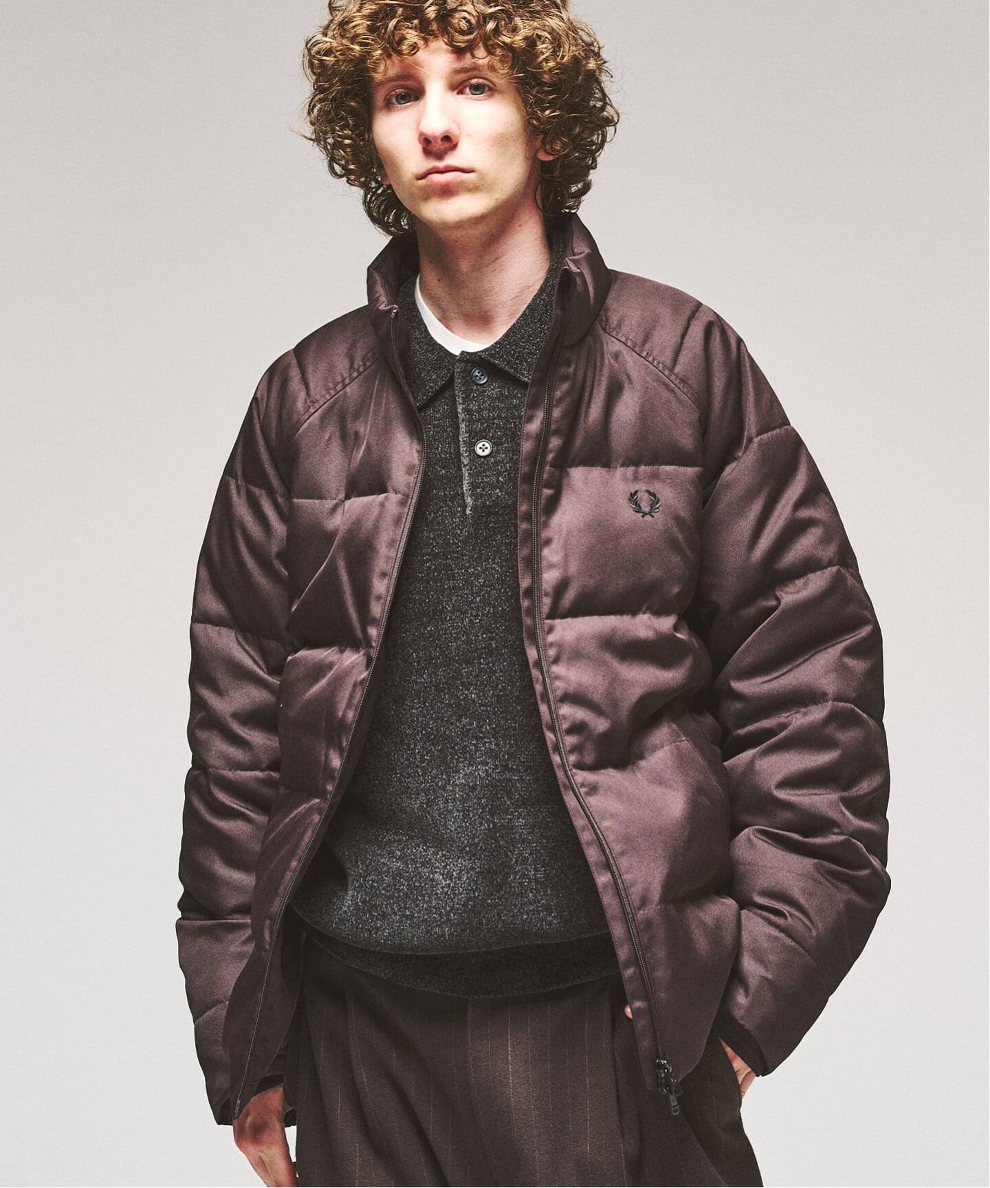 417 EDIFICE × FRED PERRY 26FW『ラグランスリーブ パデッドジャケット』の国内オンライン先行予約が開始