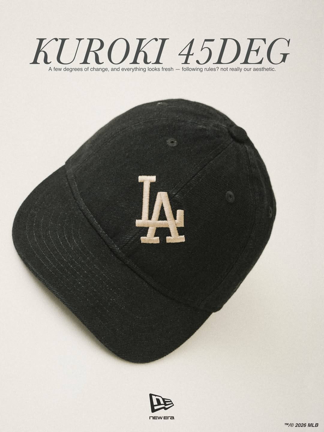 New Era® for JOURNAL STANDARD × THE STAND FOOL SO GOOD(S) より『KUROKI 45DEG』が登場