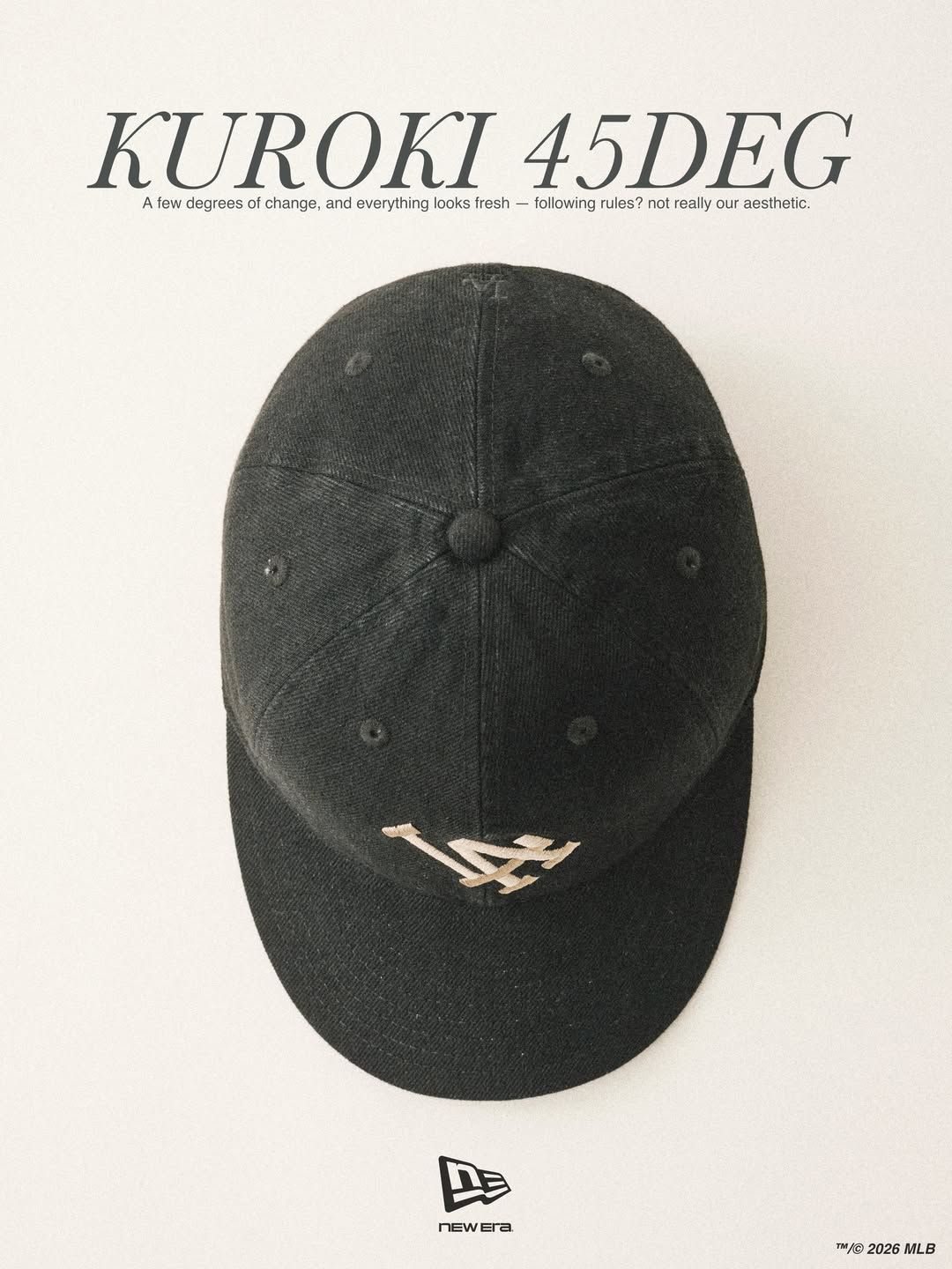 New Era® for JOURNAL STANDARD × THE STAND FOOL SO GOOD(S) より『KUROKI 45DEG』が登場