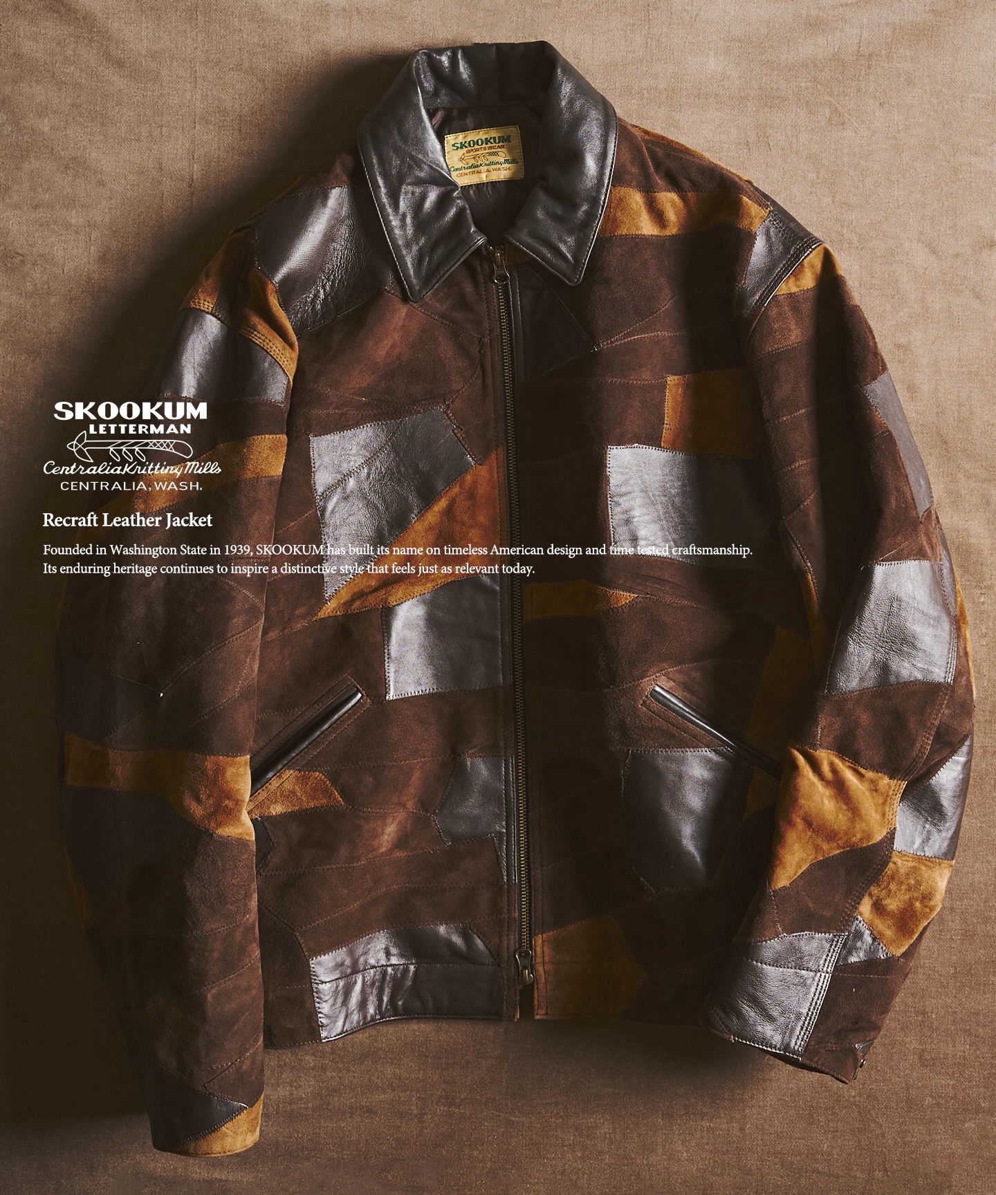 417 EDIFICE × SKOOKUM 26FW『リクラフト レザージャケット』が発売