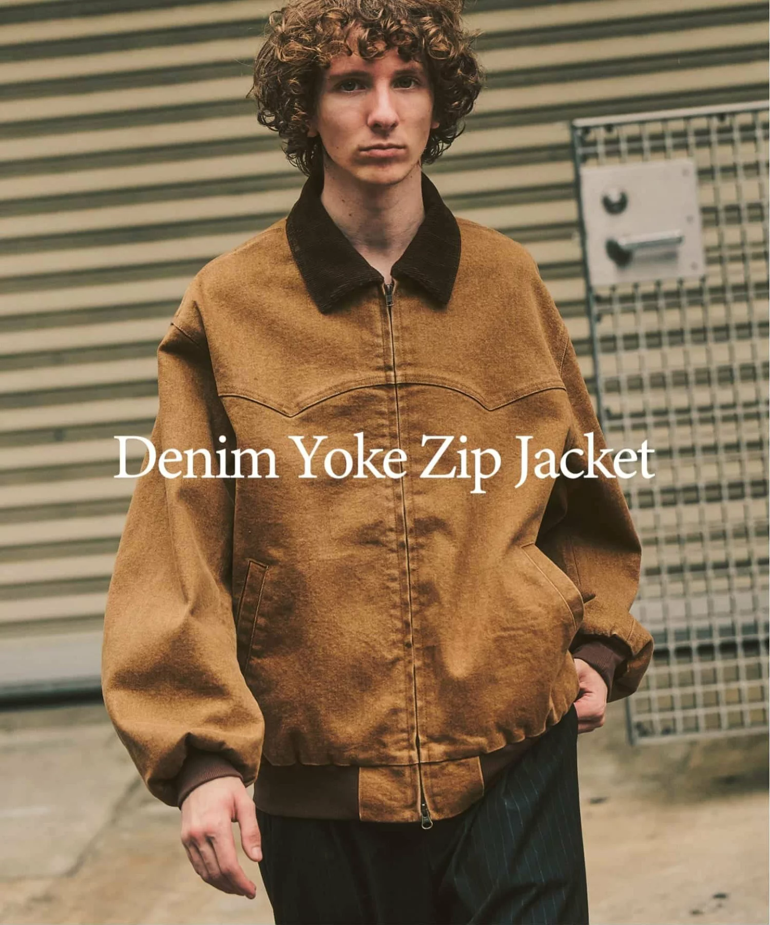 417 ÉDIFICE 26FW『デニム ヨークジップジャケット』が国内オンラインにて発売開始