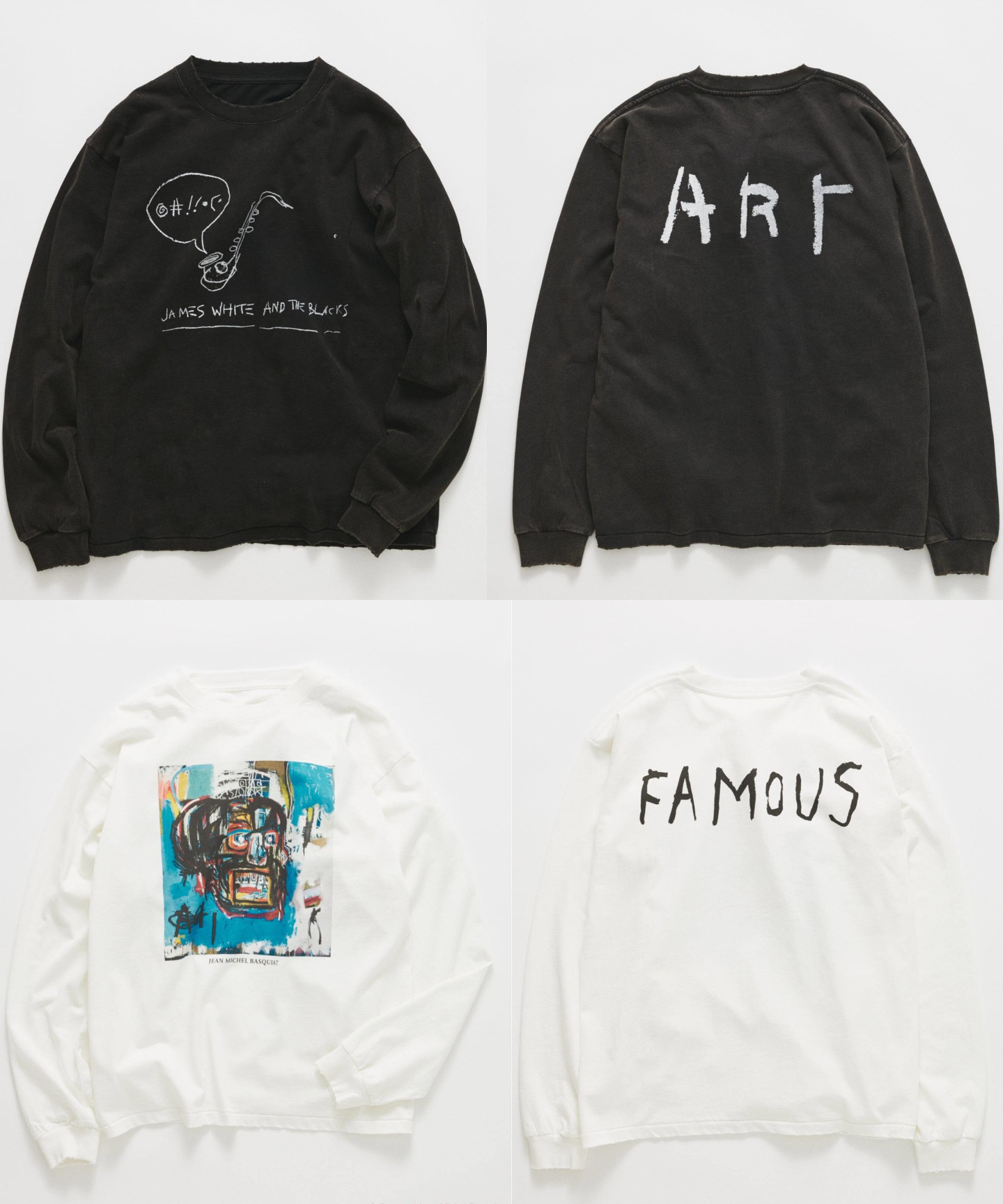 JOURNAL STANDARD × Jean-Michel Basquiat 26FW『プリント L/S Tシャツ』のオンライン販売が開始