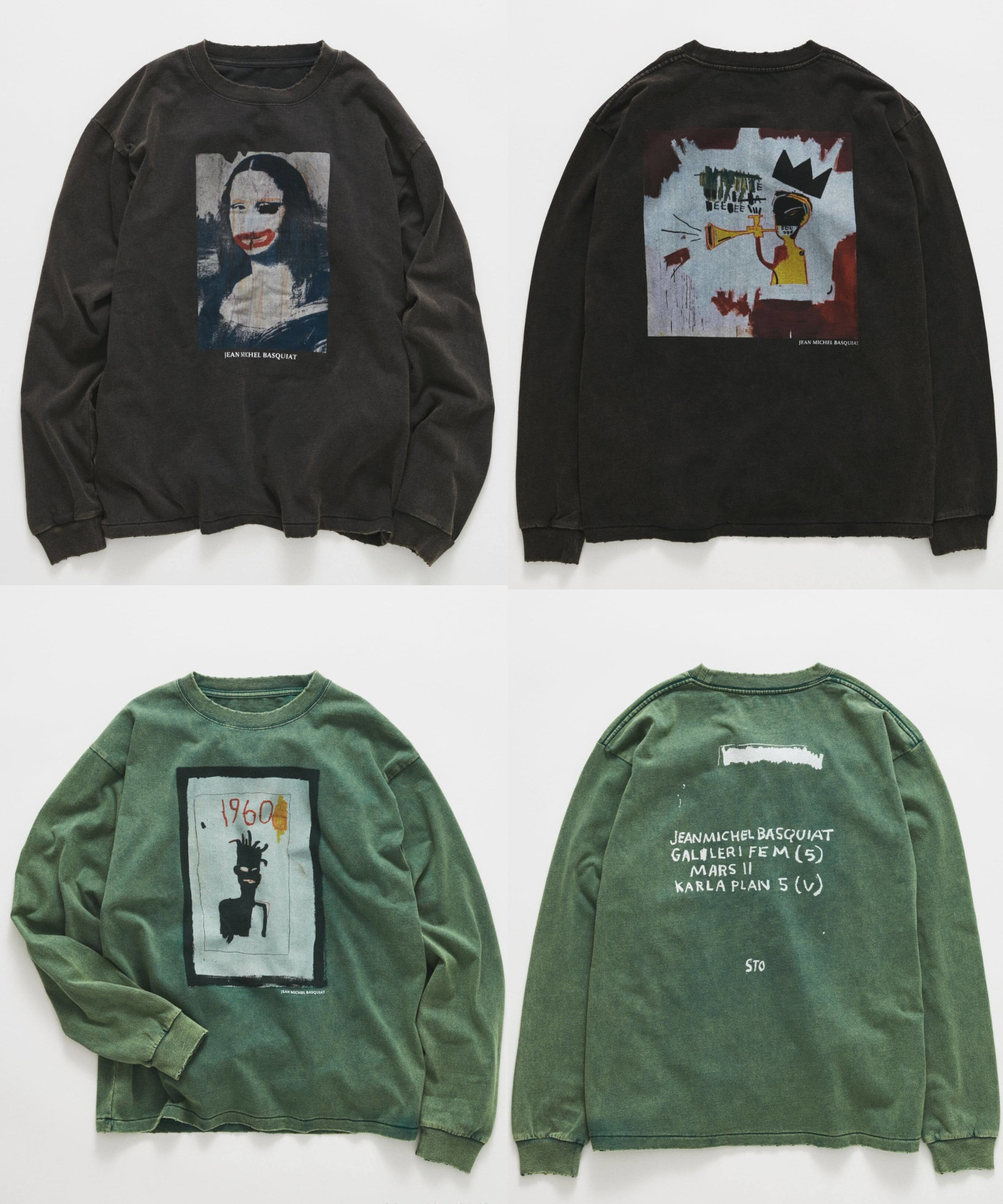 JOURNAL STANDARD × Jean-Michel Basquiat 26FW『プリント L/S Tシャツ』のオンライン販売が開始
