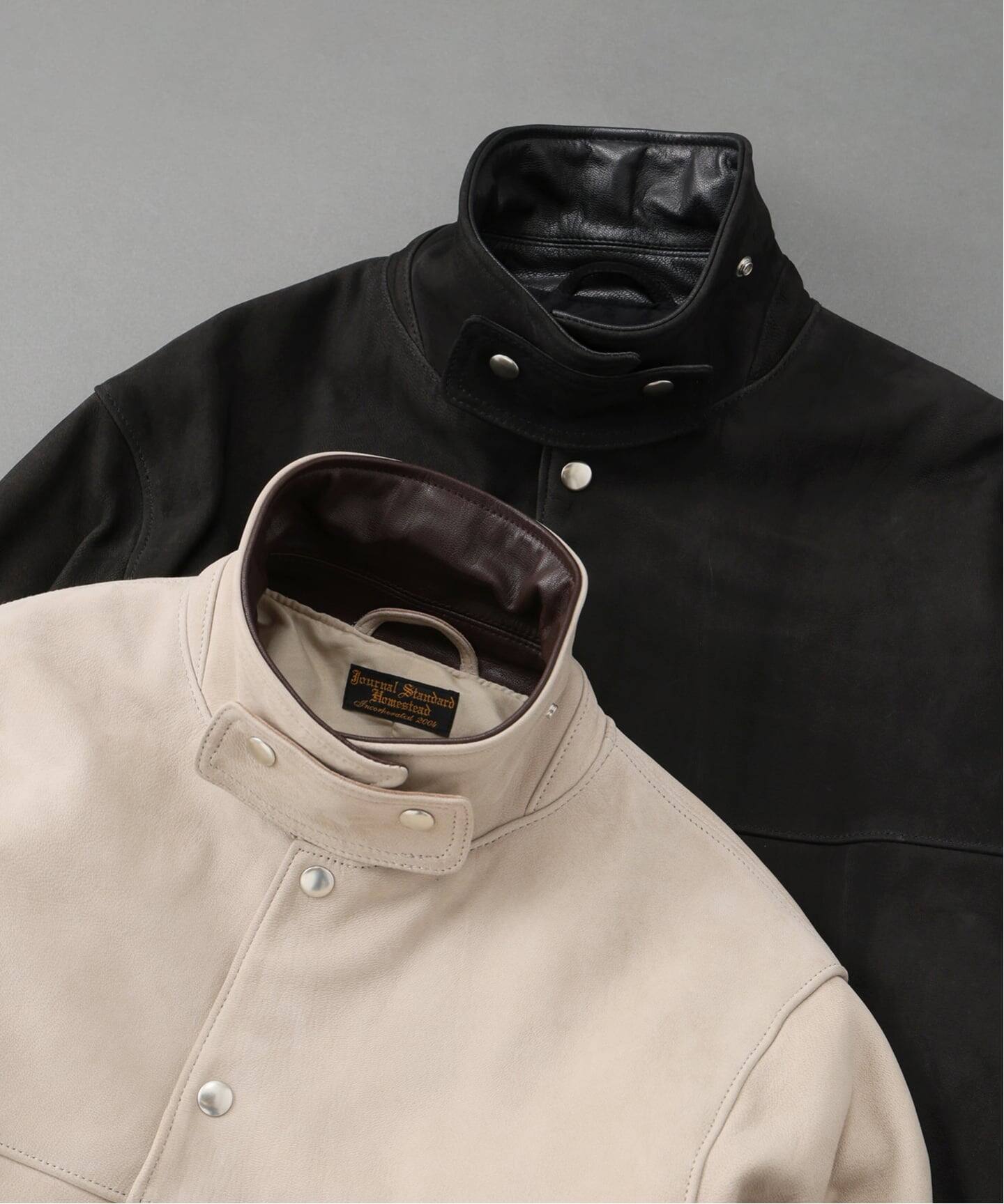 JOURNAL STANDARD 26FW『ゴート レザー カー コーチ ジャケット』のオンライン先行予約が開始