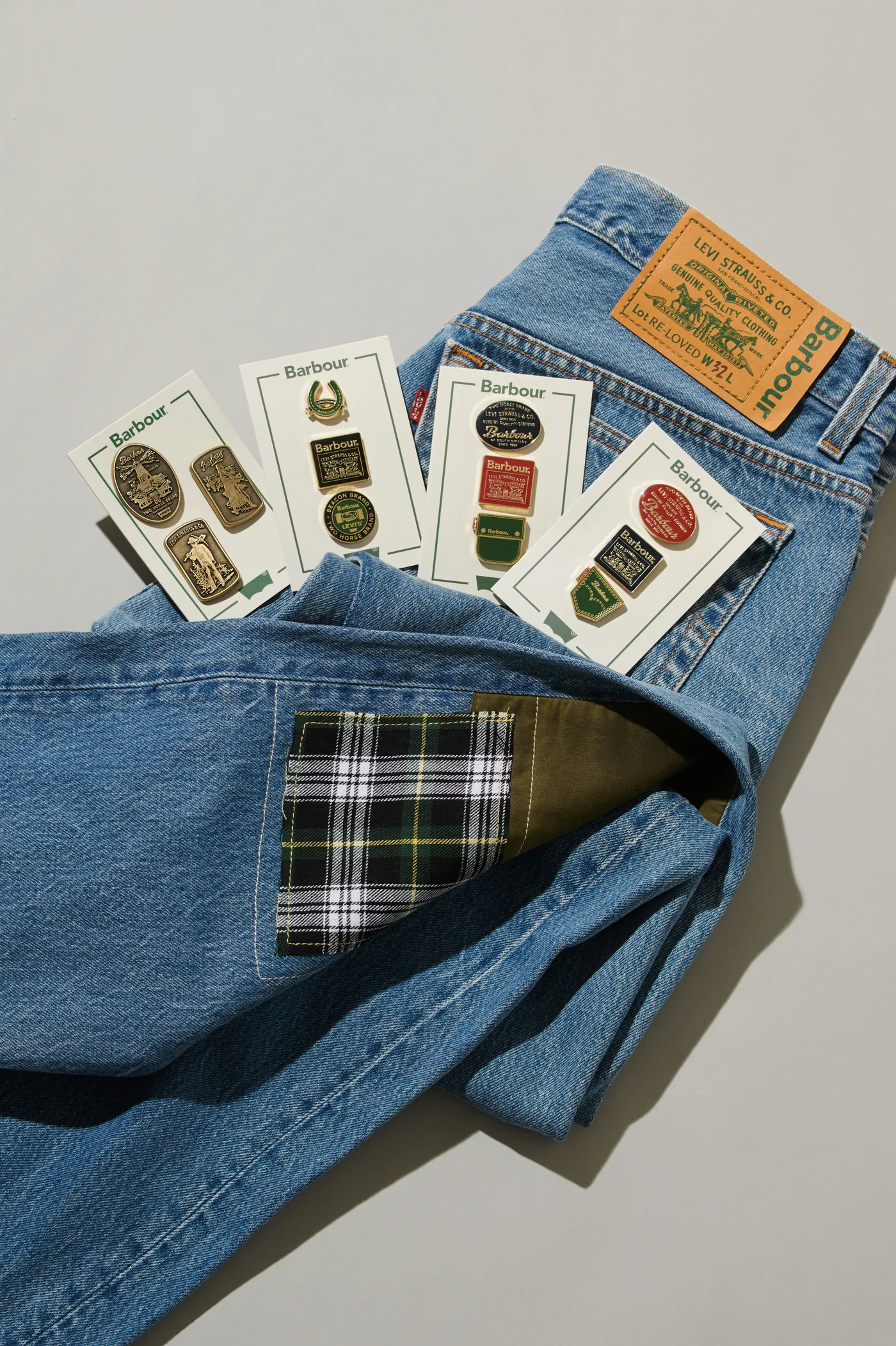 Leviis x Barbour Re-Loved
