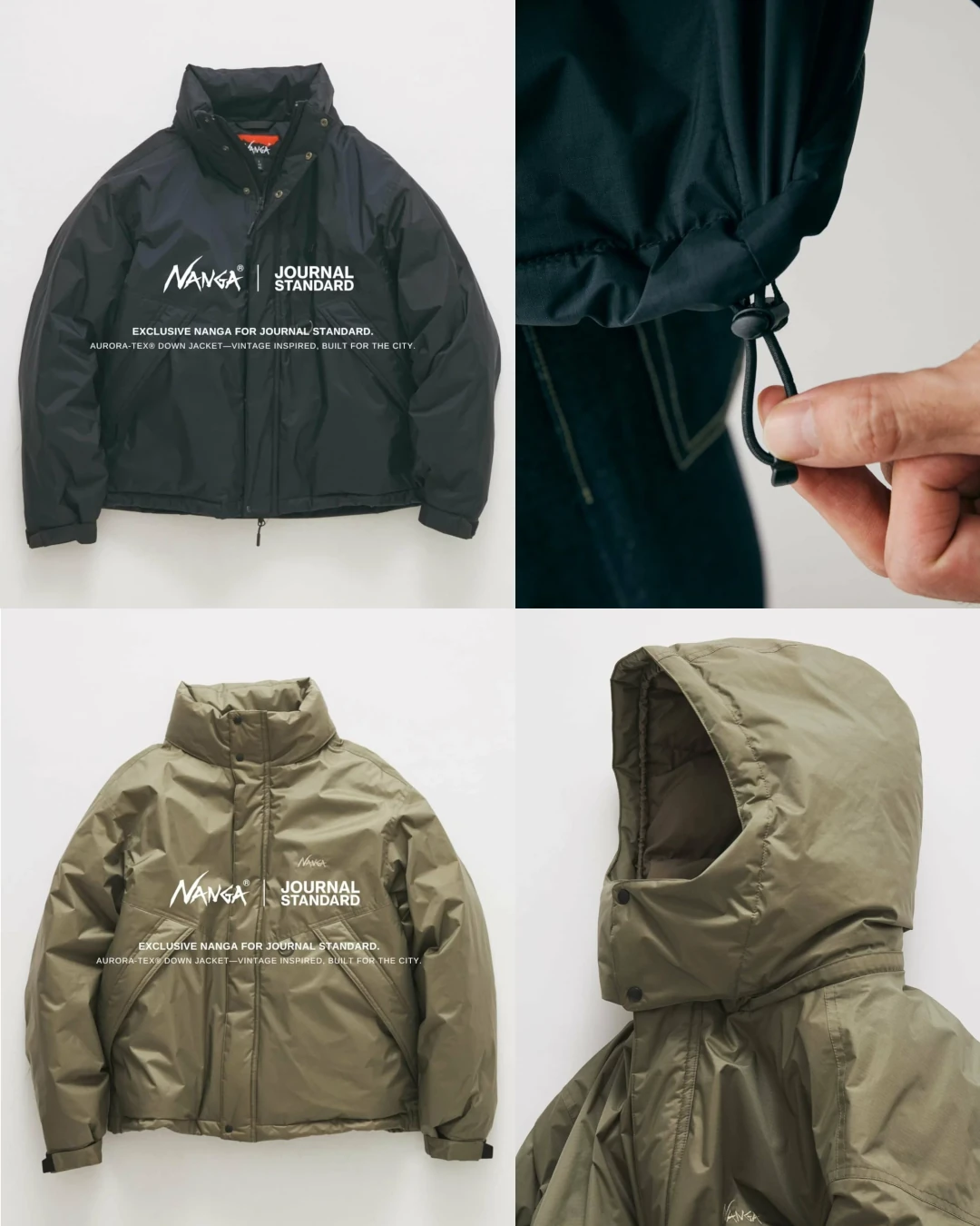 JOURNAL STANDARD × NANGA 26FW『AURORA-TEX® ダウンジャケット』の国内オンライン先行予約が開始