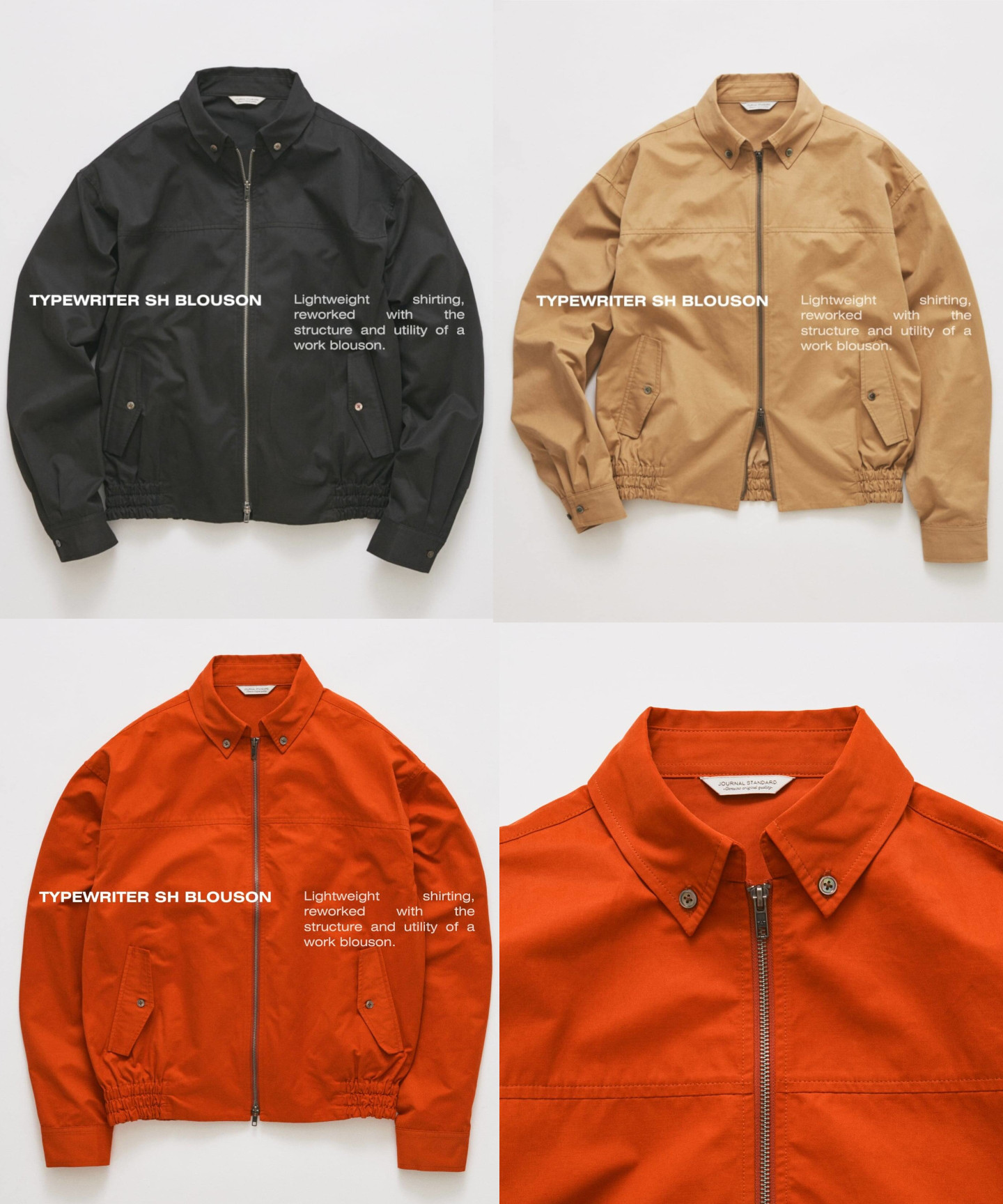 JOURNAL STANDARD 26FW『タイプライター シャツ ブルゾン』のオンライン先行予約が開始