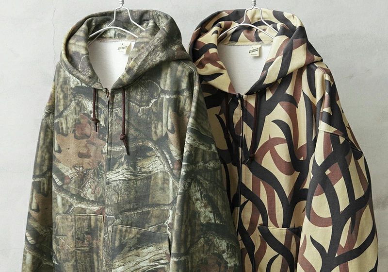 WAIPER × SCREEN STARS 26FW『ジップアップ フーディ HUNTING CAMO』が9月27日(日)19:00~発売