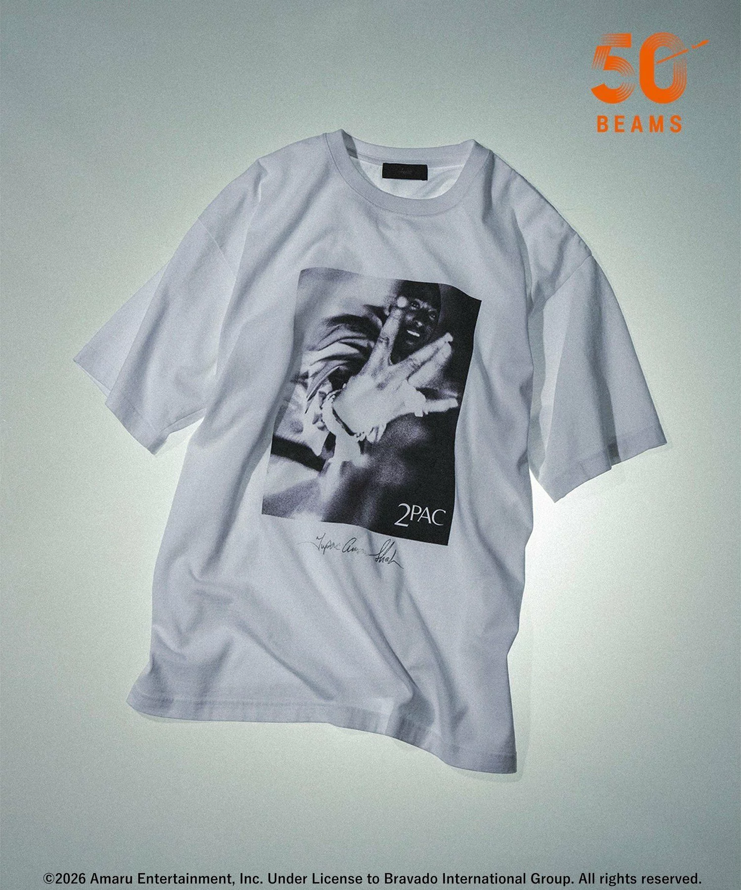 BEAMS × U/MUSIC 26SS『2PAC グラフィックTシャツ』が発売