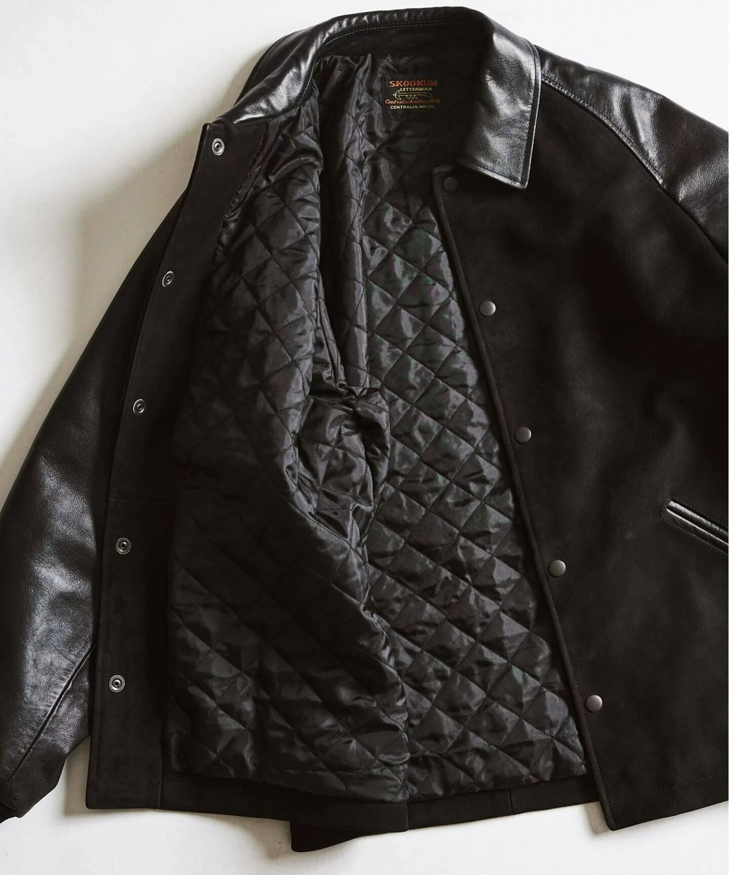 417 EDIFICE × SKOOKUM 26FW『Leather AWARD ジャケット』の先行予約が開始