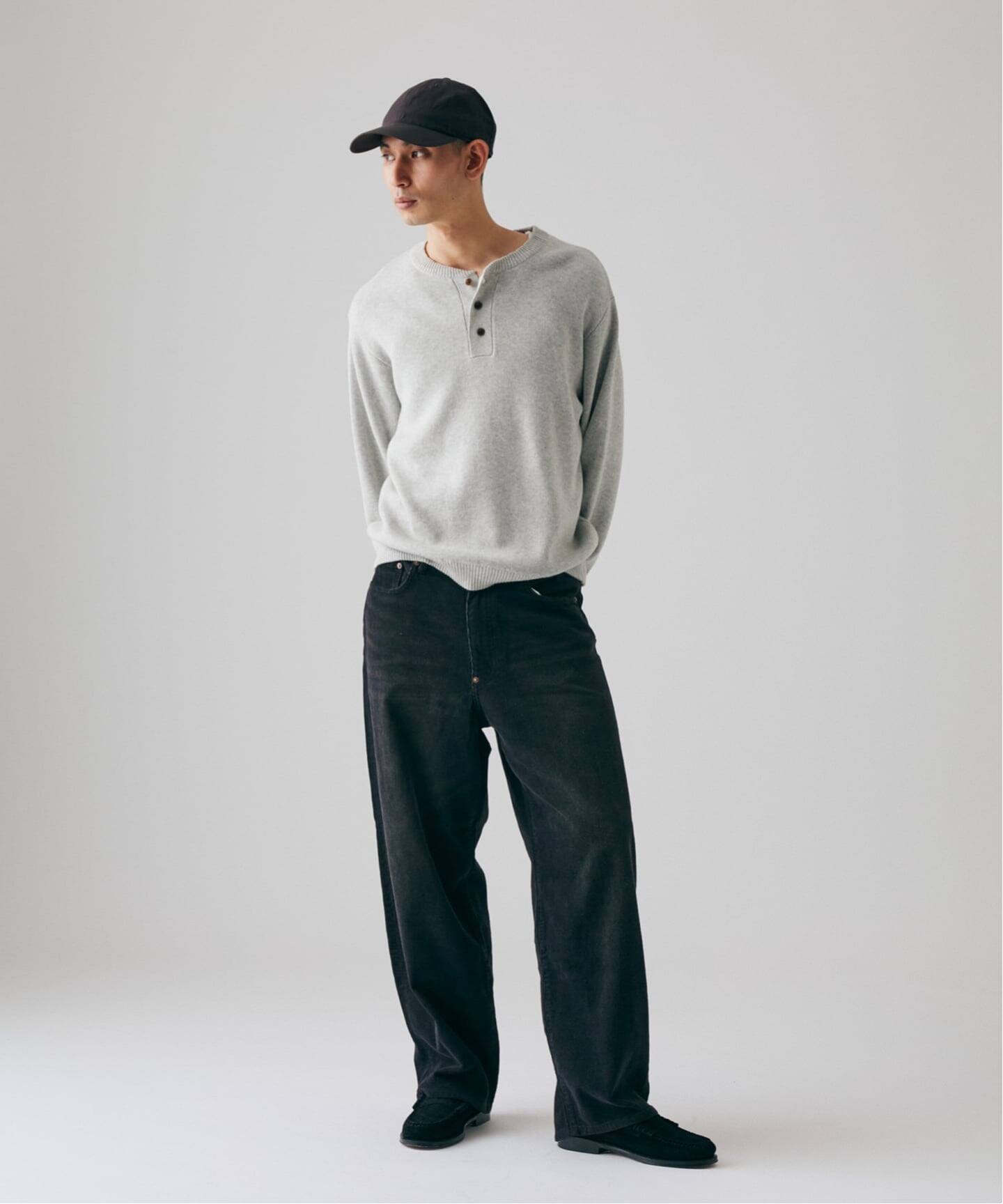 JOURNAL STANDARD 26FW『スウェット ライク ヘンリーネック ニット』のオンライン先行予約が開始