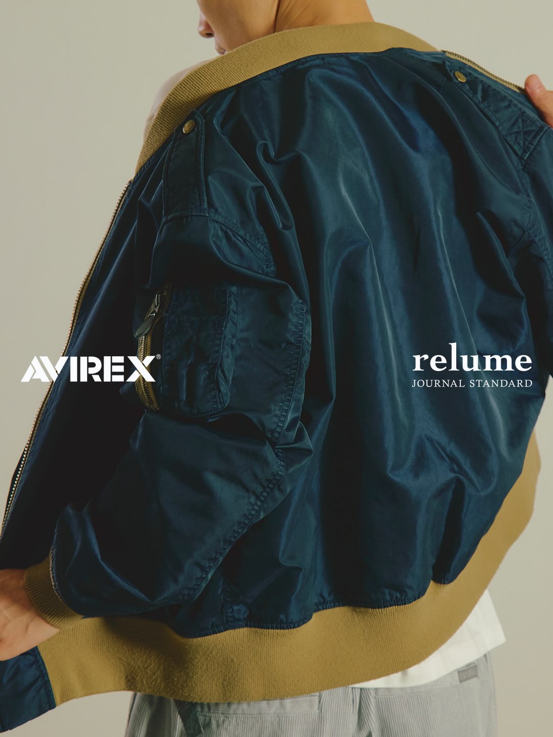 JOURNAL STANDARD relume × AVIREX 26FW『L-2B フライトジャケット』の通常販売が開始