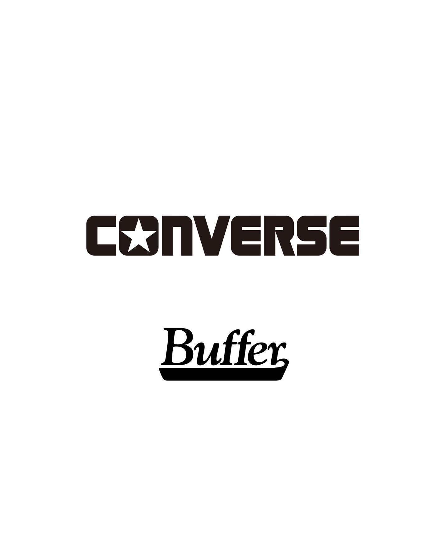 Buffer × CONVERSE のコラボコレクションが発表