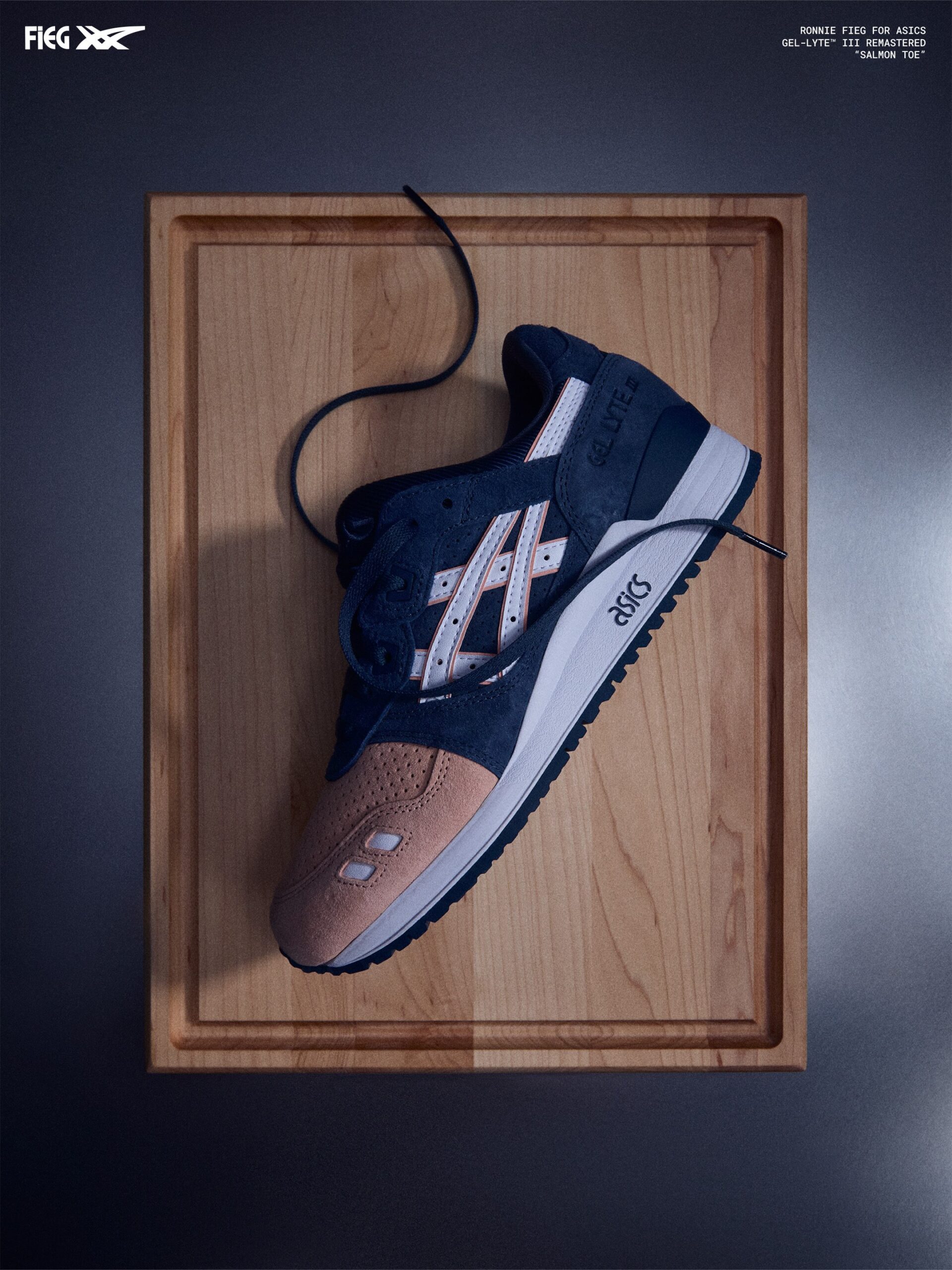 Ronnie for ASICS GEL-LYTE™ III Remastered “Salmon Toe” が復刻