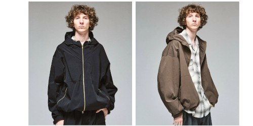 417 ÉDIFICE 26FW『utility ワッシャーナイロン パーカー』の国内オンライン先行予約が開始