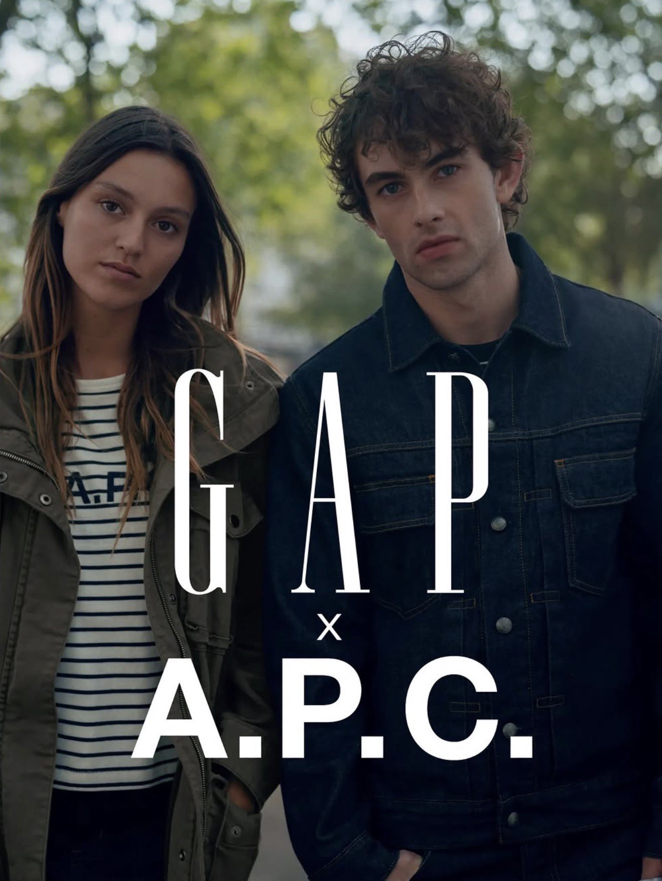 Gap × A.P.C. が9月19日(土)10:00~公式オンラインにて発売