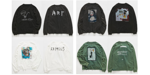 JOURNAL STANDARD × Jean-Michel Basquiat 26FW『プリント L/S Tシャツ』のオンライン販売が開始