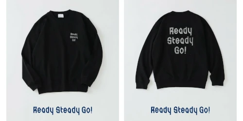 ÉDIFICE × Ready Steady Go! 26FW『プリント スウェット』のオンライン先行予約が開始