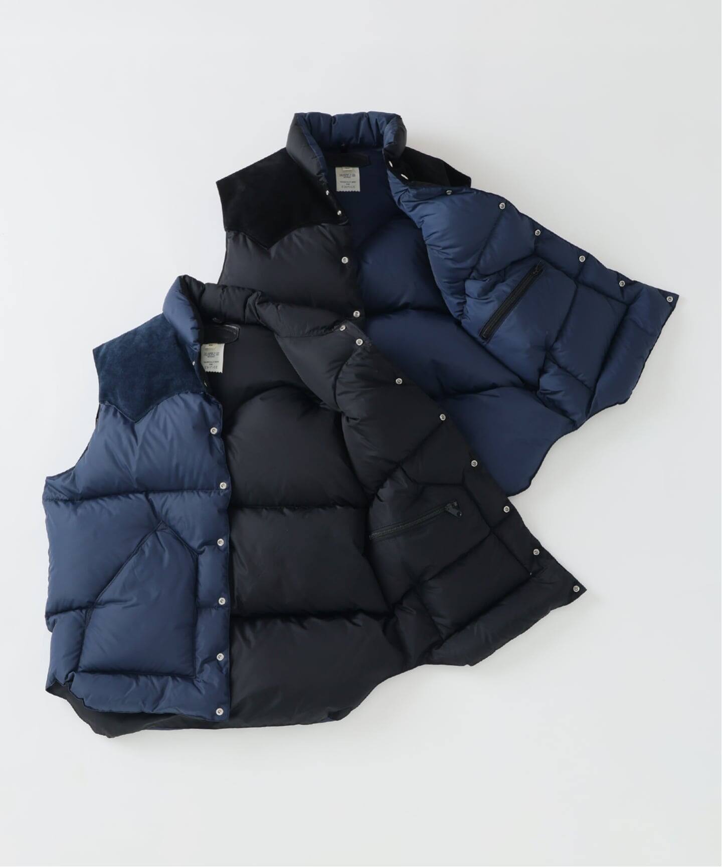 EDIFICE × Rocky Mountain Featherbed 26FW『クリスティ ベスト』のオンライン先行予約が開始