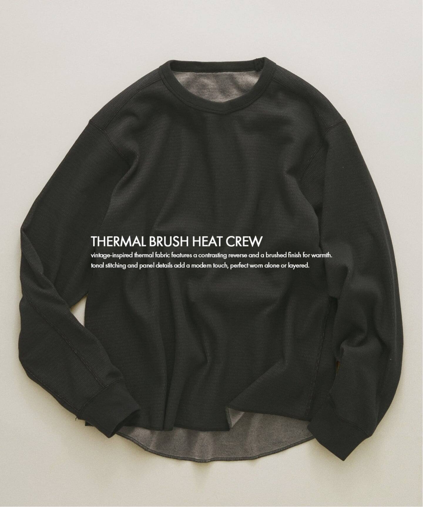 JOURNAL STANDARD 26FW『サーマル ブラッシュ ヒート クルー』のオンライン販売が開始