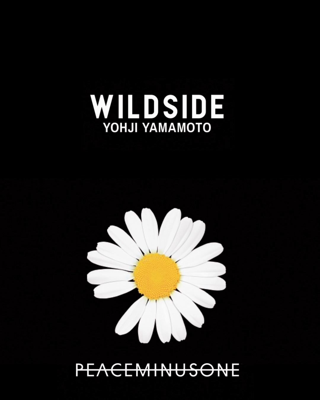 PEACEMINUSONE × WILDSIDE YOHJI YAMAMOTO が近日発売予定