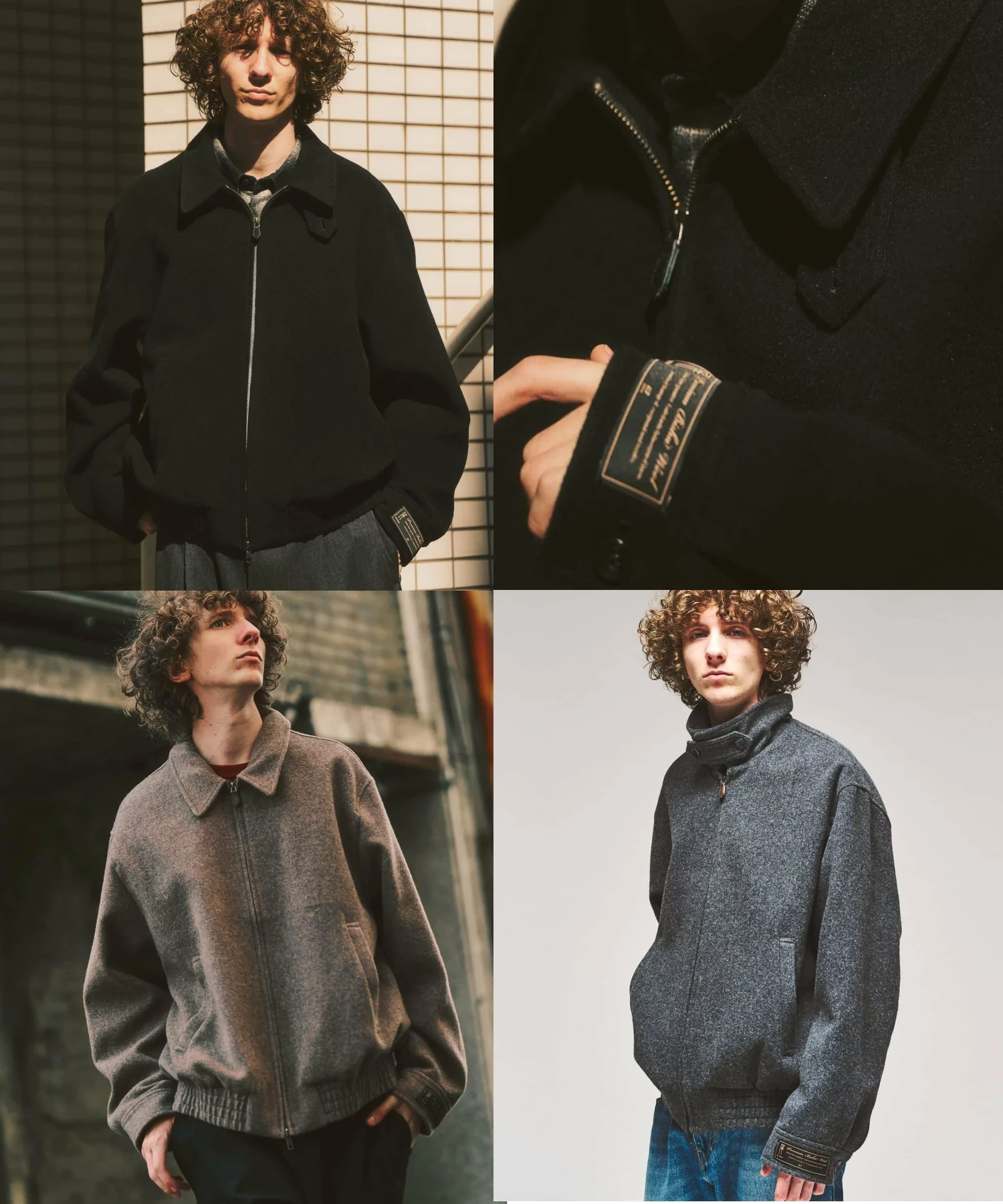 417 EDIFICE 26FW『BISHU WOOL MOSSA ブルゾン』のオンライン先行予約が開始
