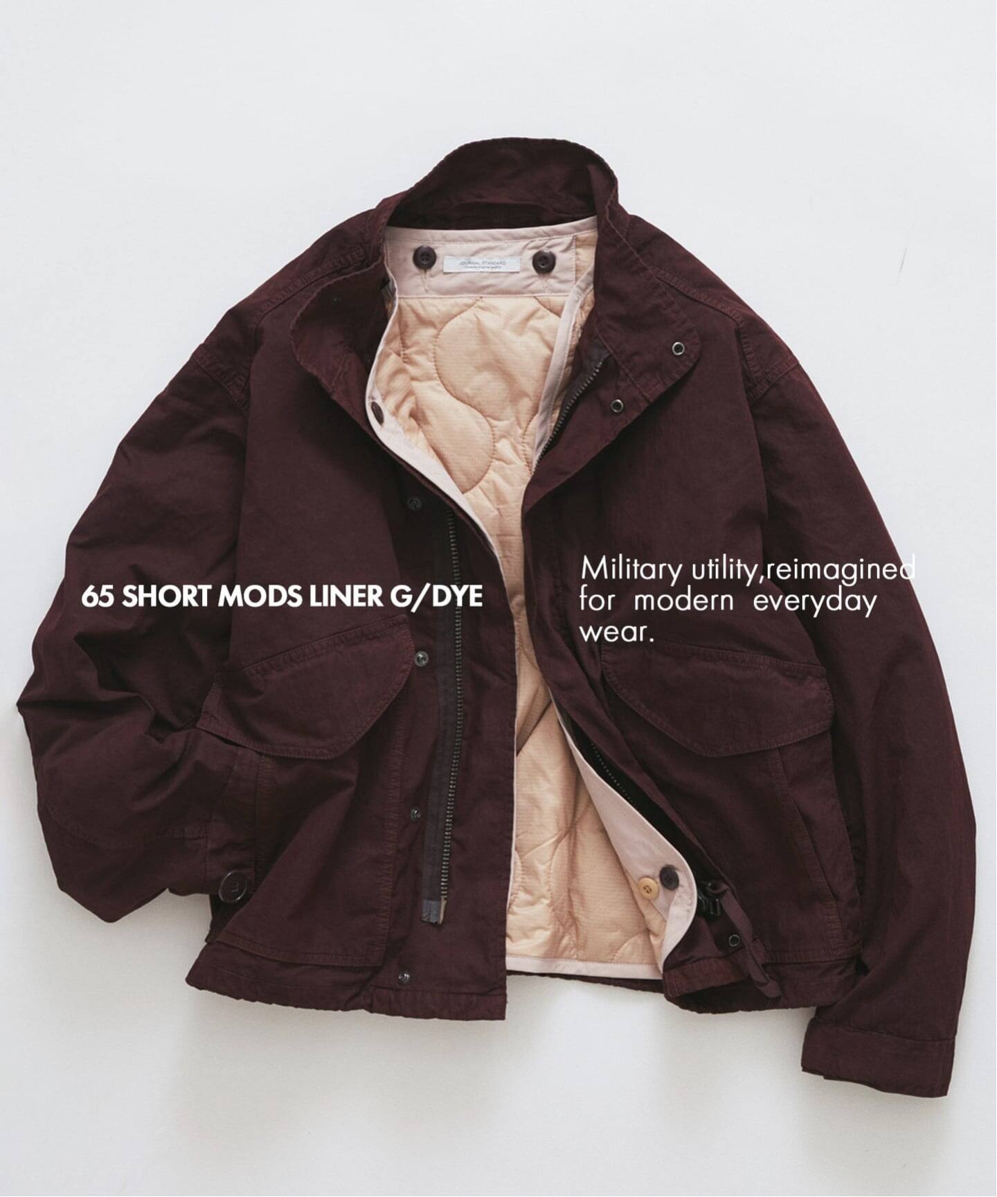 JOURNAL STANDARD 26FW『M65 ライナー付 ショート モッズ ガーメントダイ』のオンライン先行予約が開始