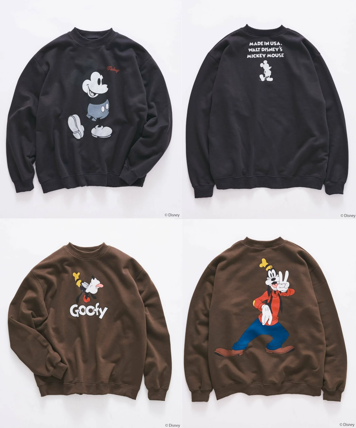 JOURNAL STANDARD × DISNEY 26FW『ディズニー プリントスウェット』がオンライン発売開始