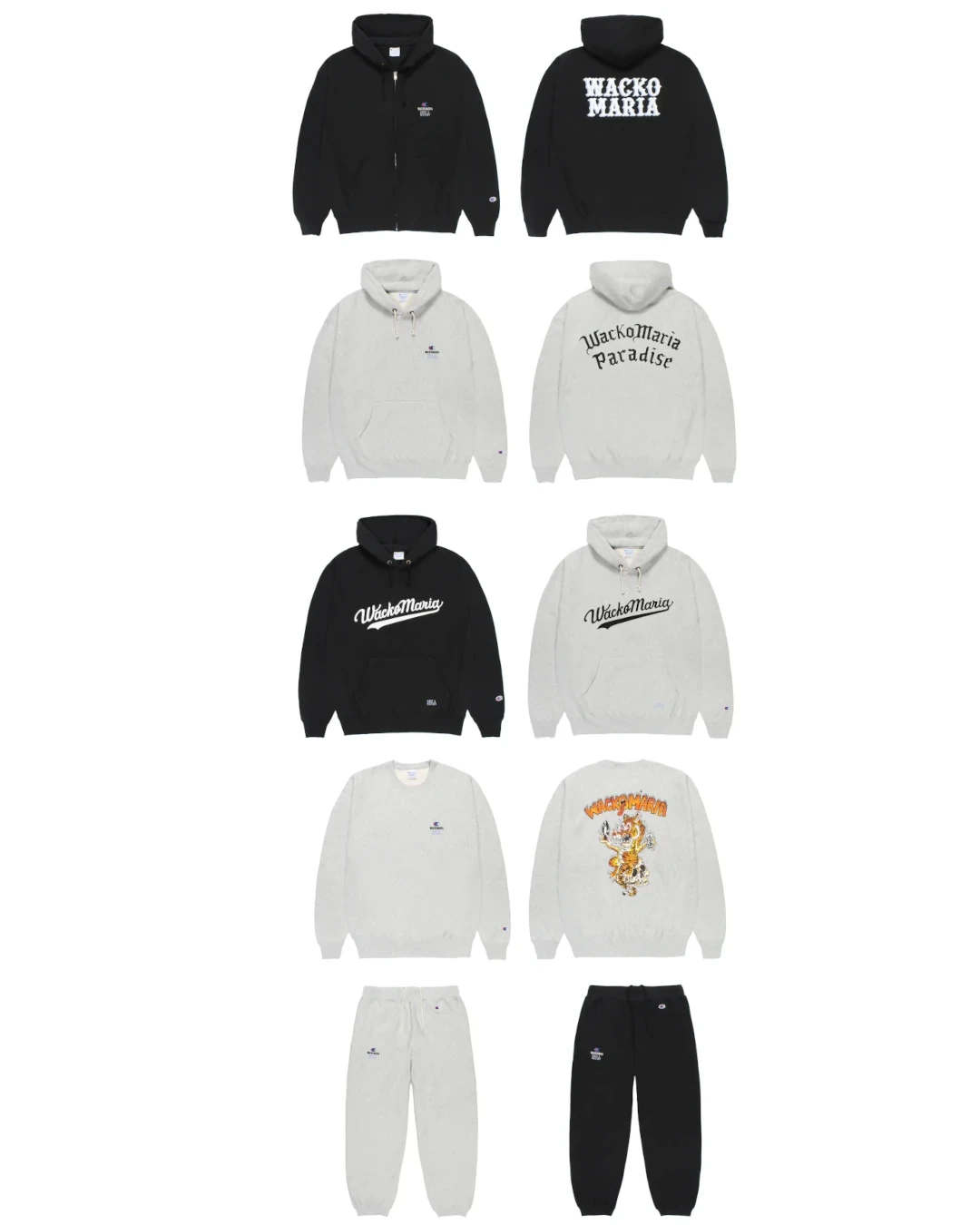 WACKO MARIA × Champion の2026年秋冬コラボコレクションが発表