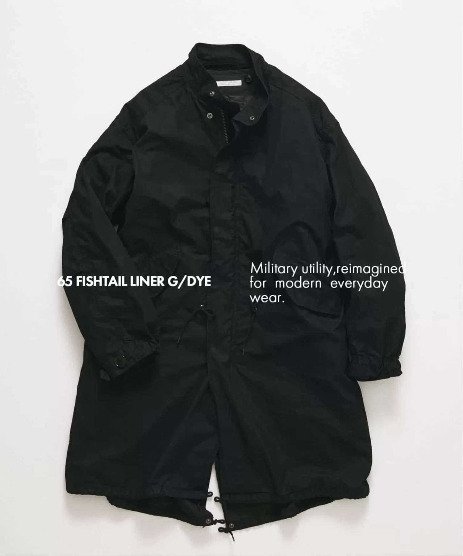 JOURNAL STANDARD 26FW『M65 ライナー付 フィッシュテール パーカー ガーメントダイ』のオンライン先行予約が開始