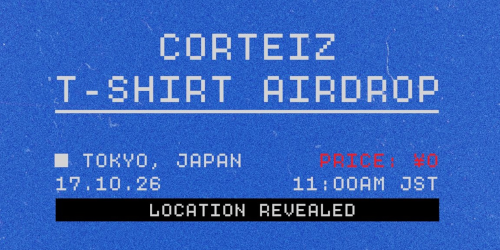 Corteiz が “T-SHIRT AIRDROP” を発表