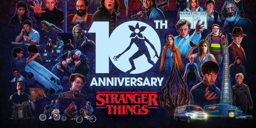 NIPPON TV SERVICE × Stranger Things 10周年記念コレクションが登場