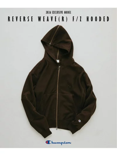 JOURNAL STANDARD relume × Champion 26FW『Reverse Weave® エルボーパッチ ジップパーカー』が10月7日(水)10:00~オンライン先行予約開始