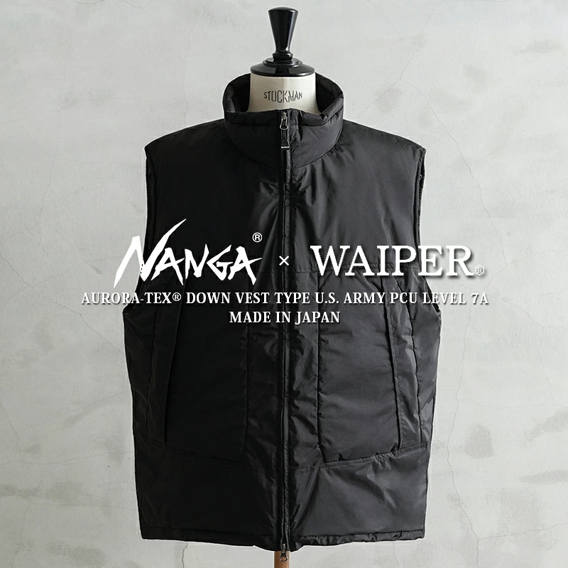WAIPER × NANGA 『AURORA-TEX ダウンジャケット & ダウンベスト』が10月25日(日)19:00~オンライン販売開始