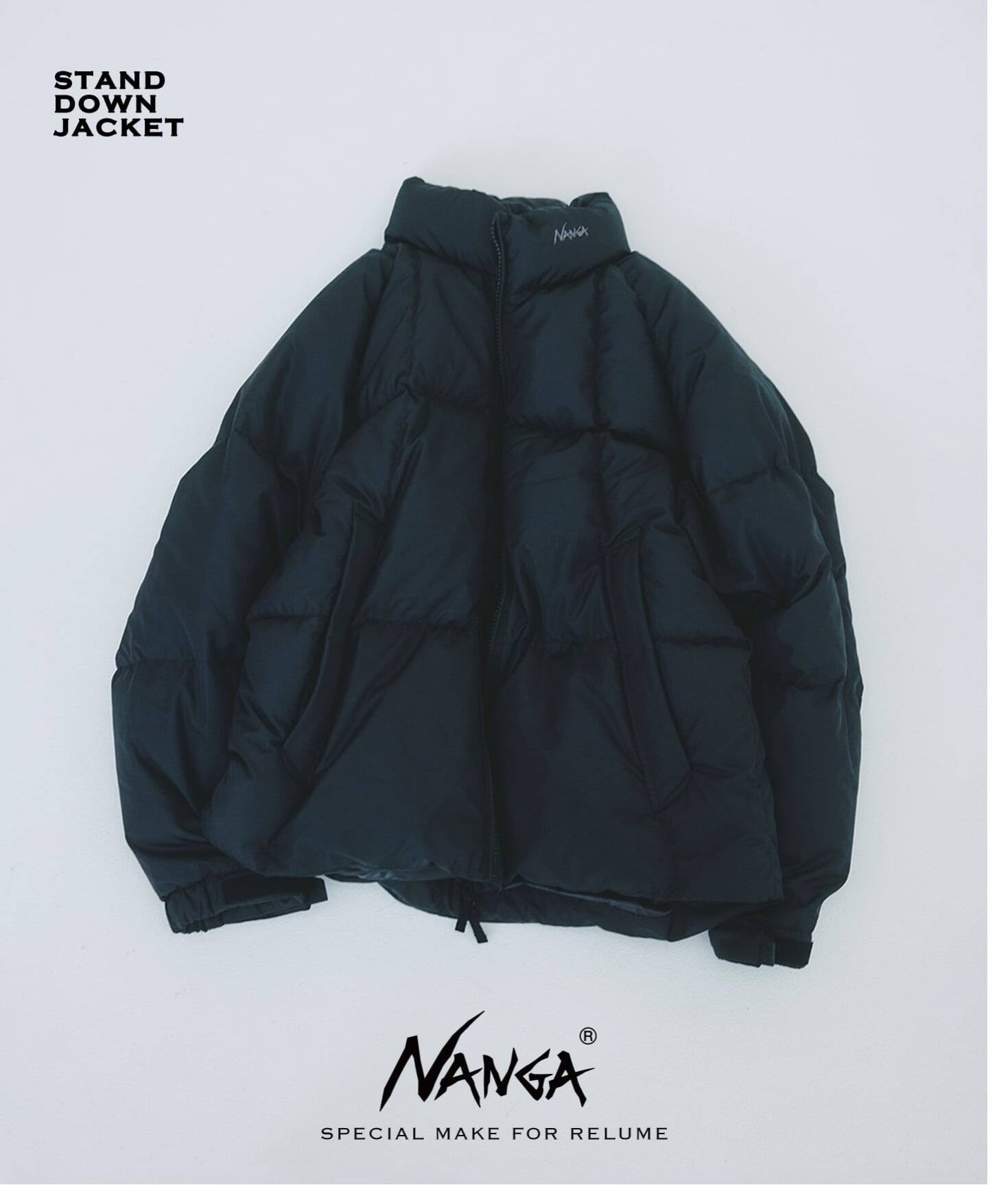 JOURNAL STANDARD relume × NANGA 26FW『スタンドカラー ダウンジャケット』のオンライン先行予約が開始