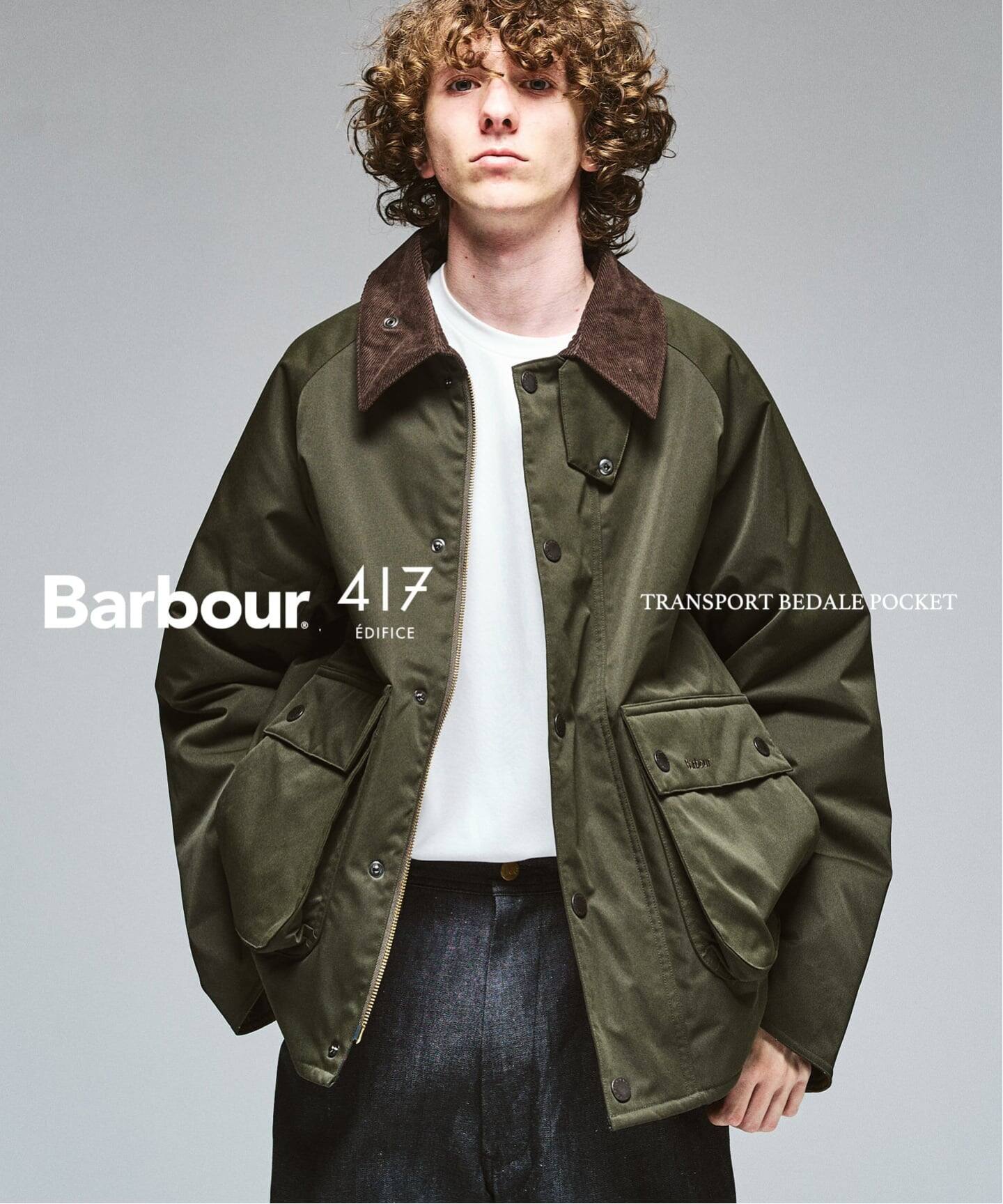 417 EDIFICE × Barbour 26FW『TRANSPORT BEDALE POCKET』のオンライン先行予約が開始