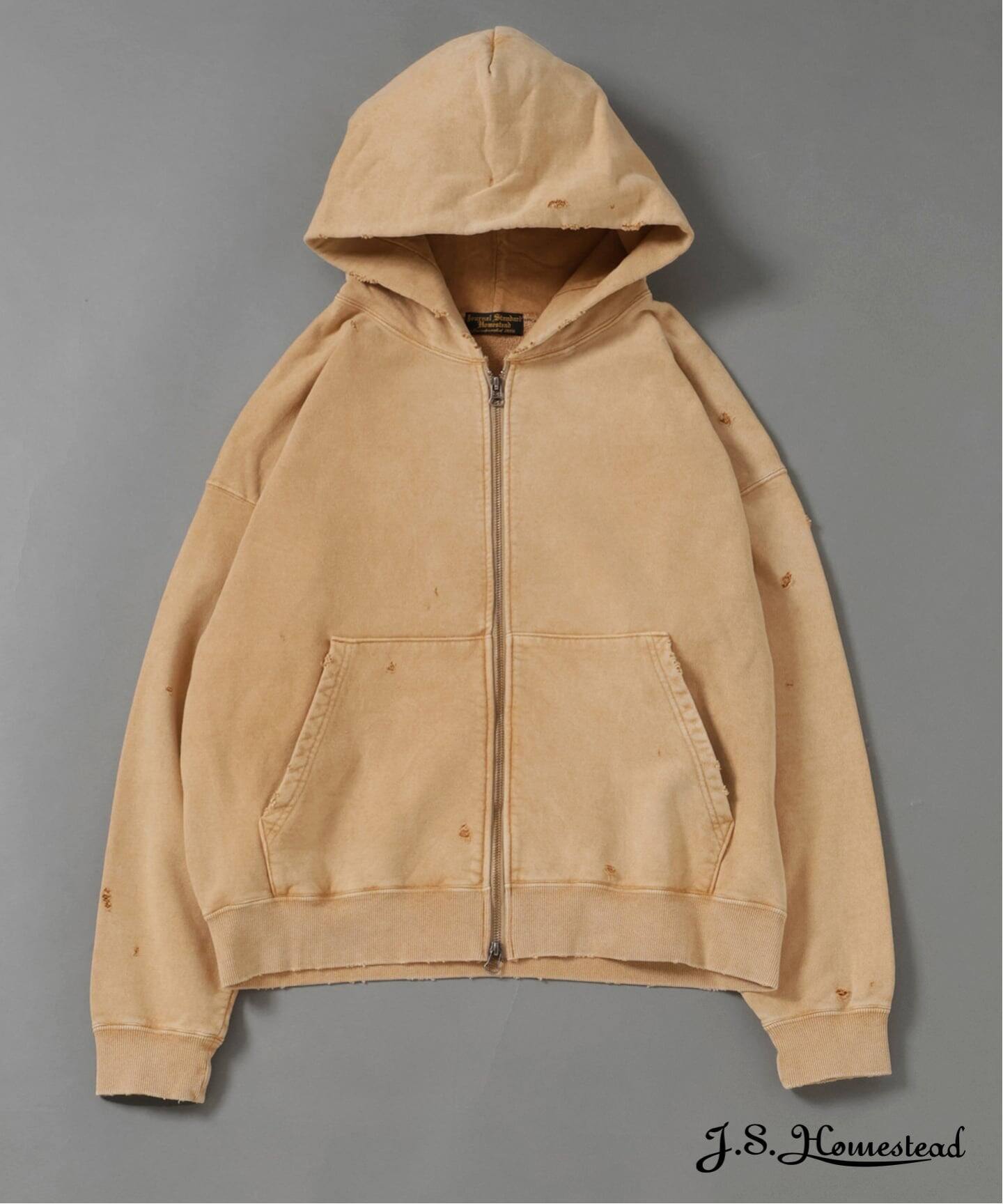 JOURNAL STANDARD × J.S.Homestead 26FW『パシフィック 裏毛 ジップ パーカー』のオンライン通常販売が開始