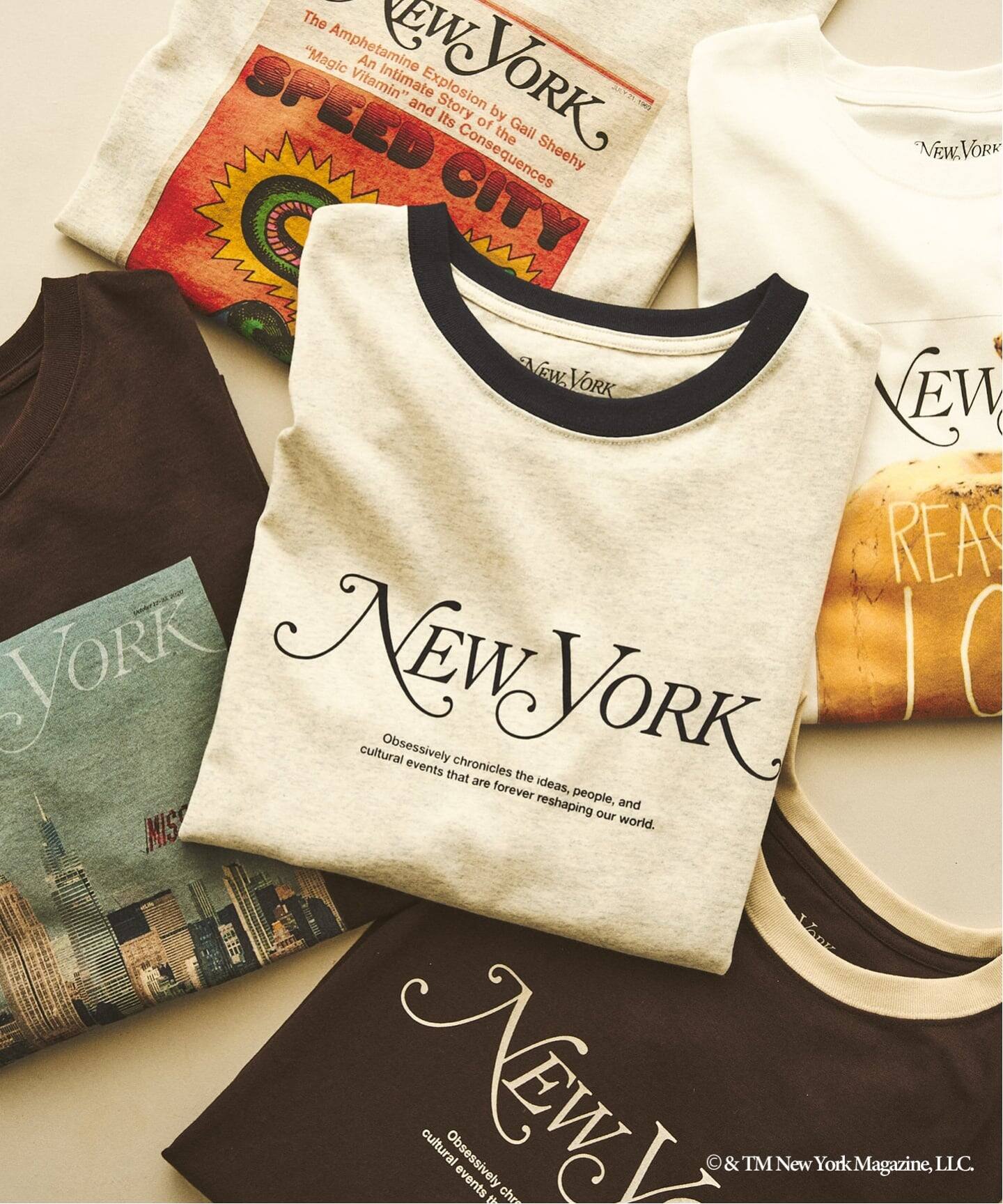 417 EDIFICE × New York Magazine 26FW『ロングスリーブTシャツ & キャップ』がオンラインにて発売開始