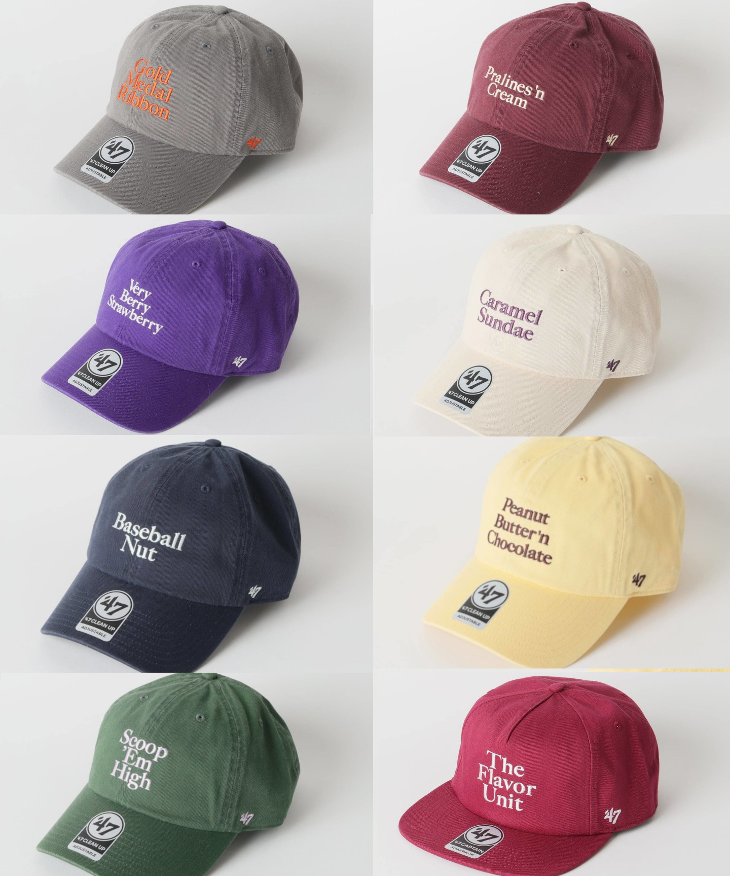’47 × サーティワン アイスクリーム × JOURNAL STANDARD によるトリプルコラボキャップのオンライン先行予約が開始
