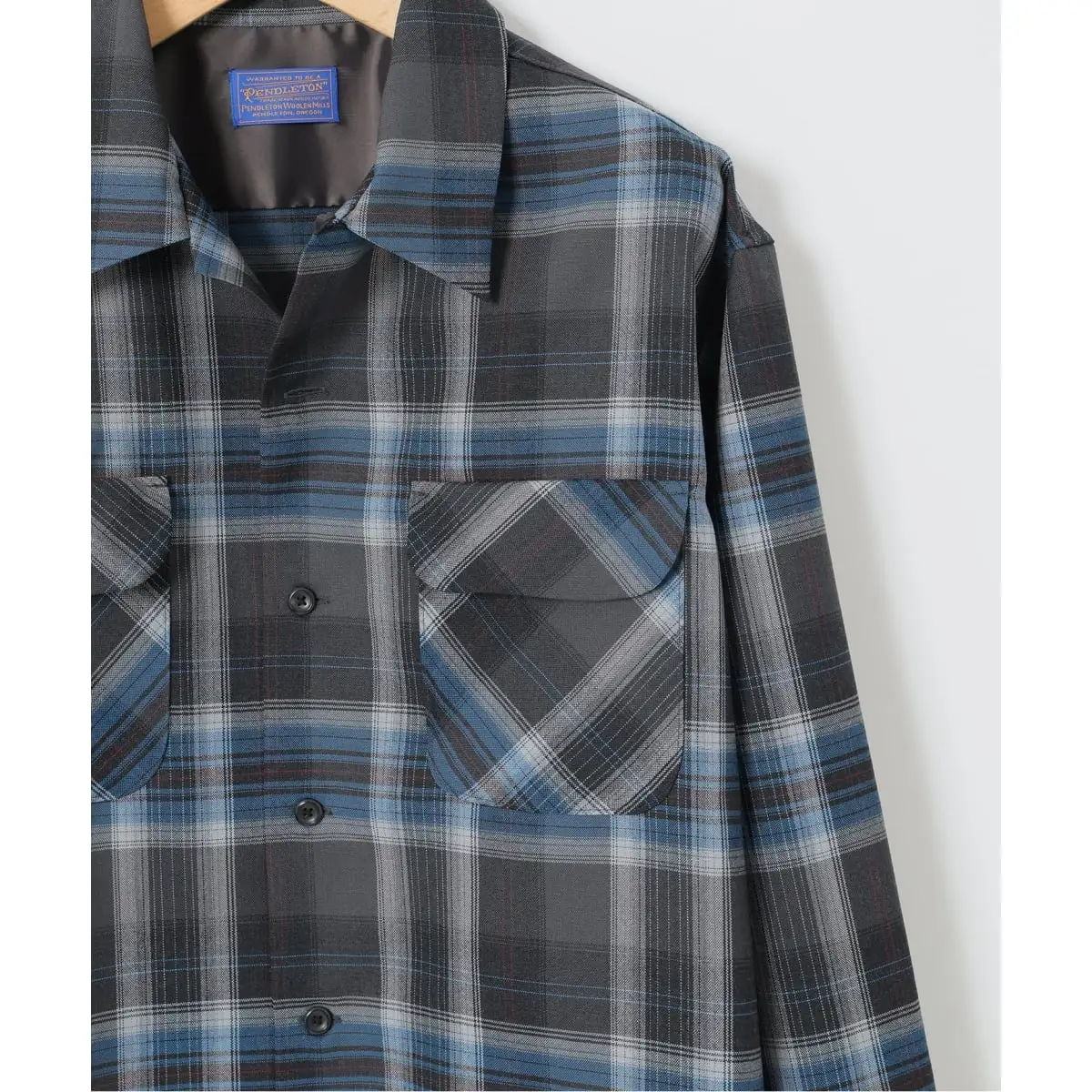 EDIFICE × PENDLETON 26FW『PURE WOOL チェック オープンカラーシャツ』のオンライン先行予約が開始