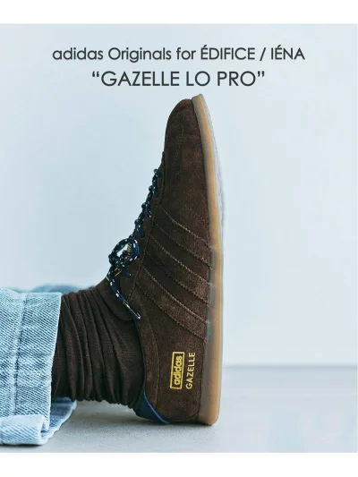 EDIFICE × adidas Originals 26FW『GAZELLE LOW PRO』が10月2日(金)10:00~オンライン先行予約開始