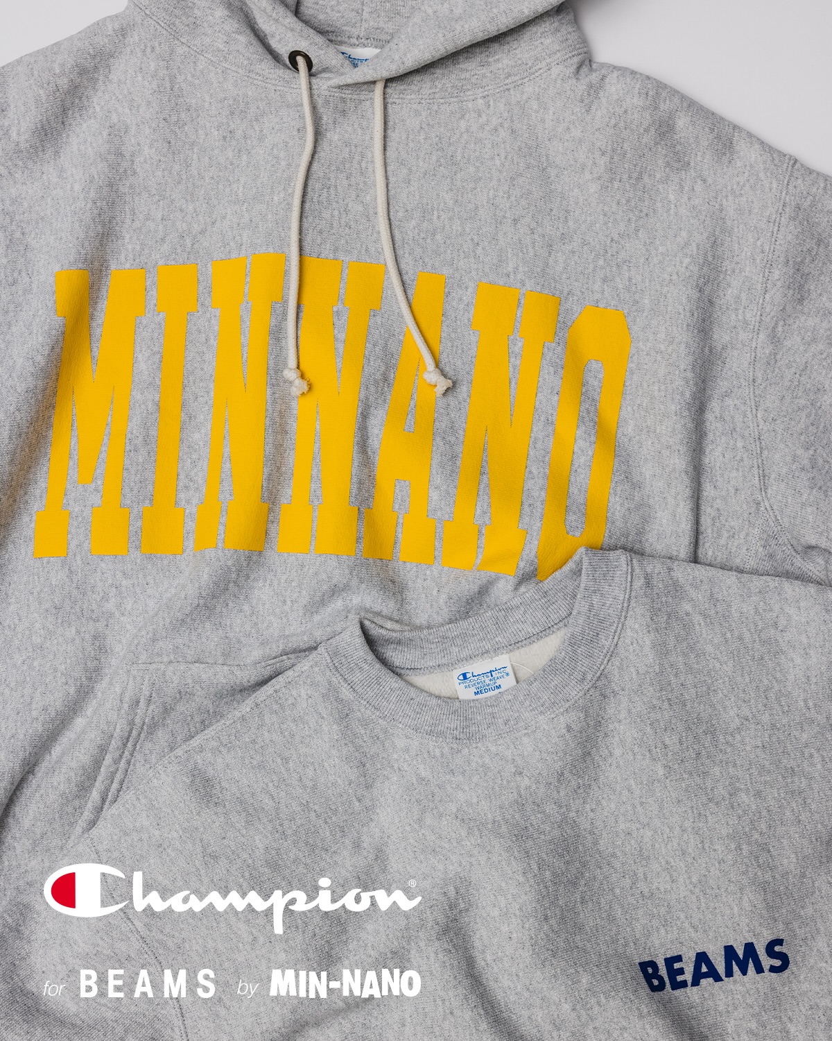Champion for BEAMS by MIN-NANO 26FW “Reverse Weave®” コレクションが公式オンラインにて発売開始