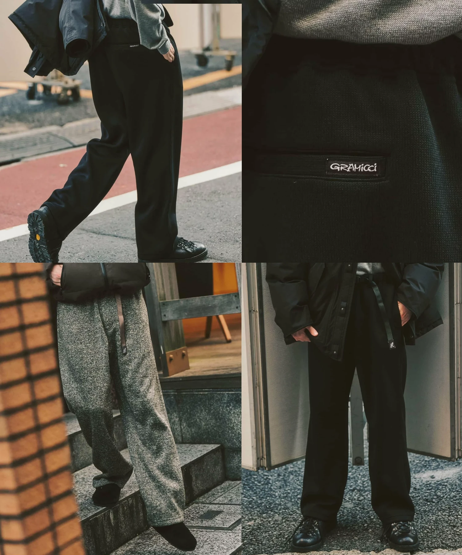 417 EDIFICE × GRAMICCI 26FW『ボンディング フリースパンツ』のオンライン販売が開始