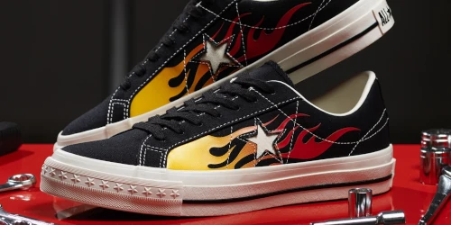 CONVERSE『ONE STAR AGED CANVAS IGNT “Flame”』のオンライン先行予約が開始